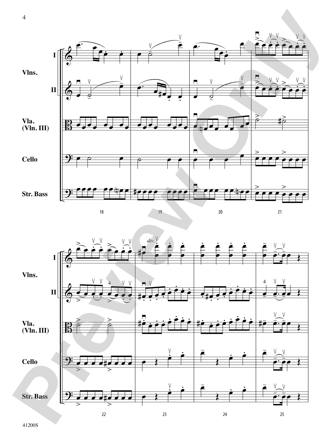 Allegro Molto: String Orchestra Conductor Score & Parts