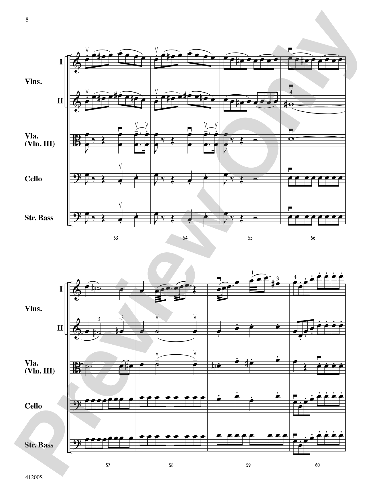 Allegro Molto: String Orchestra Conductor Score & Parts