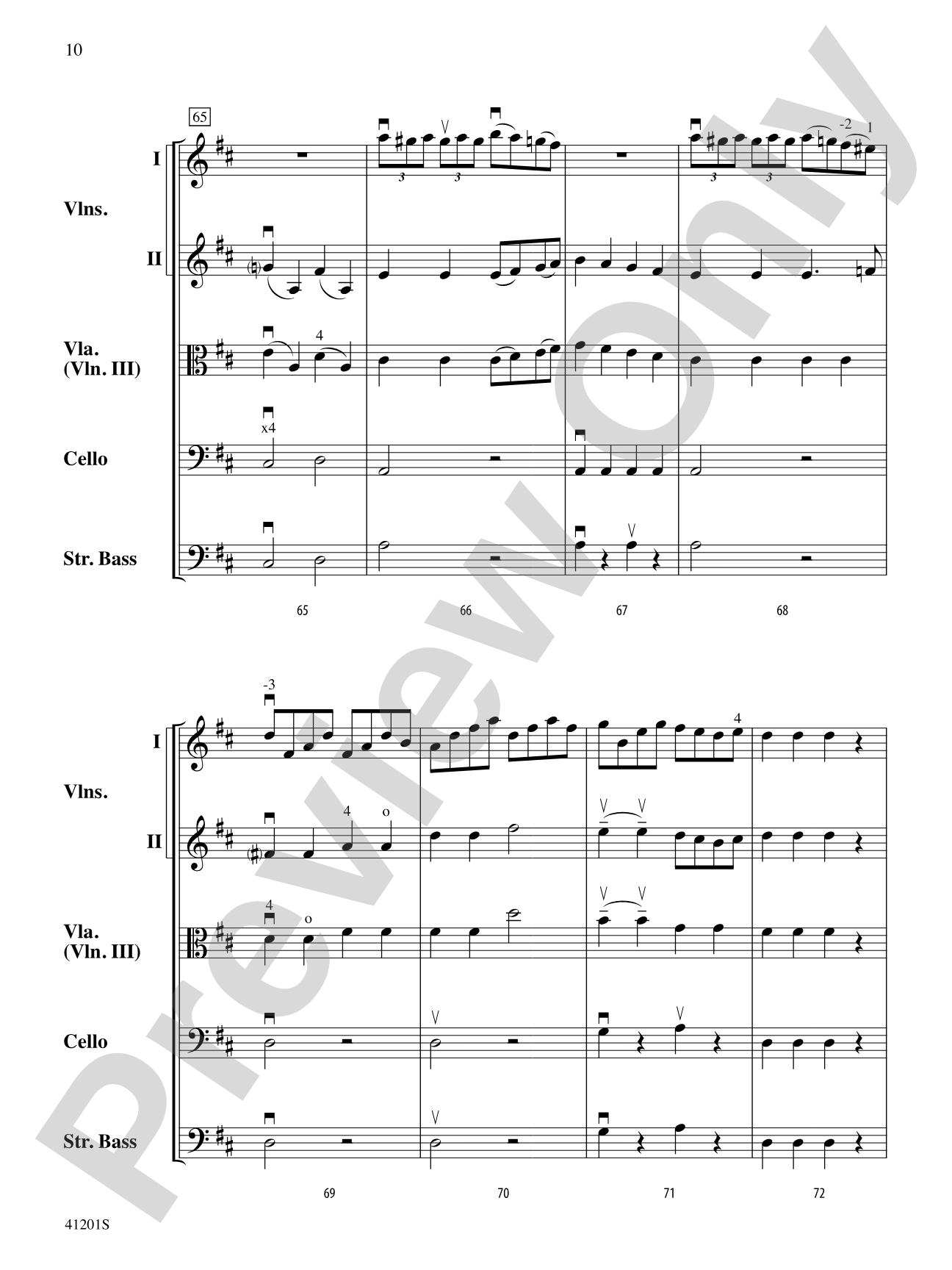 Andante from Symphony No. 94: String Orchestra Conductor Score & Parts