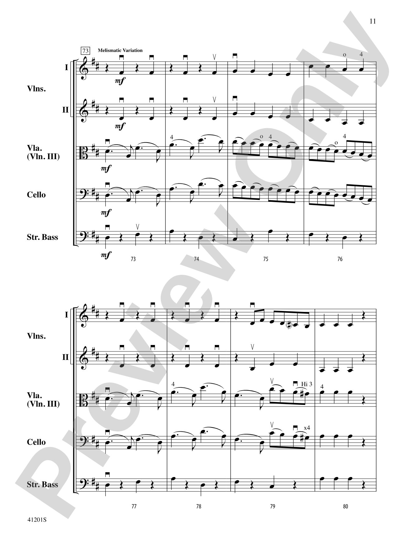 Andante from Symphony No. 94: String Orchestra Conductor Score & Parts