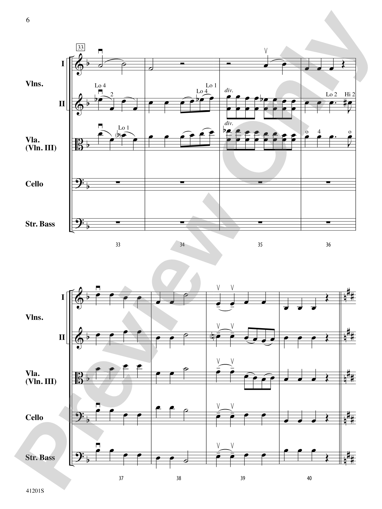 Andante from Symphony No. 94: String Orchestra Conductor Score & Parts