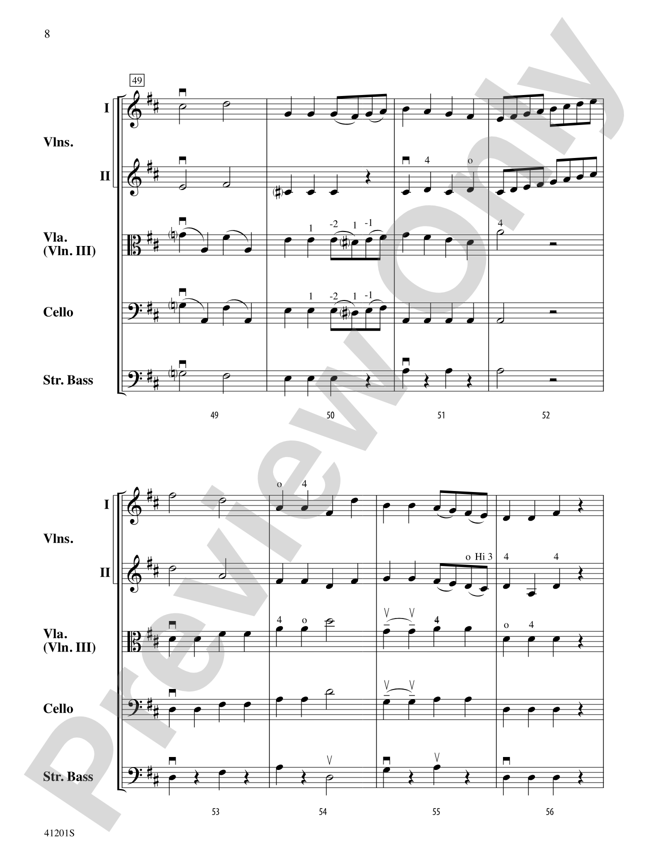 Andante from Symphony No. 94: String Orchestra Conductor Score & Parts