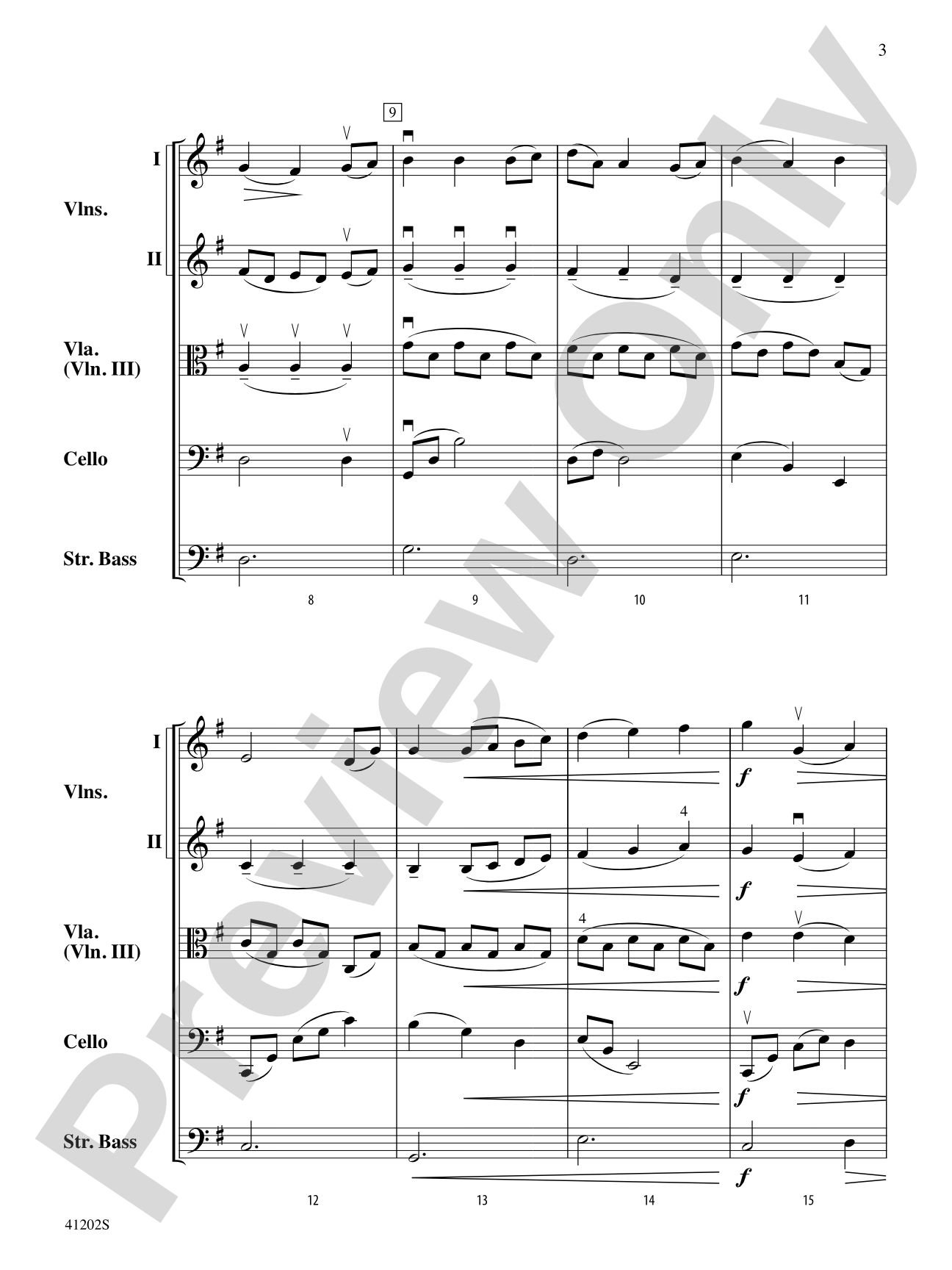 Arioso: String Orchestra Conductor Score & Parts