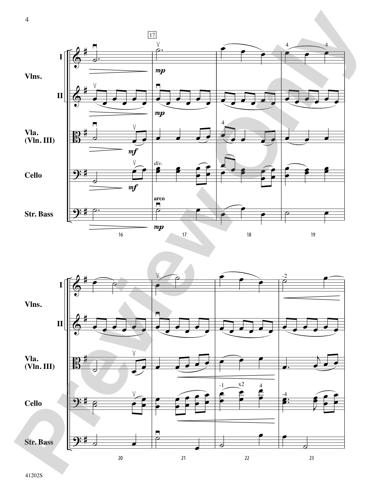 Arioso: String Orchestra Conductor Score & Parts