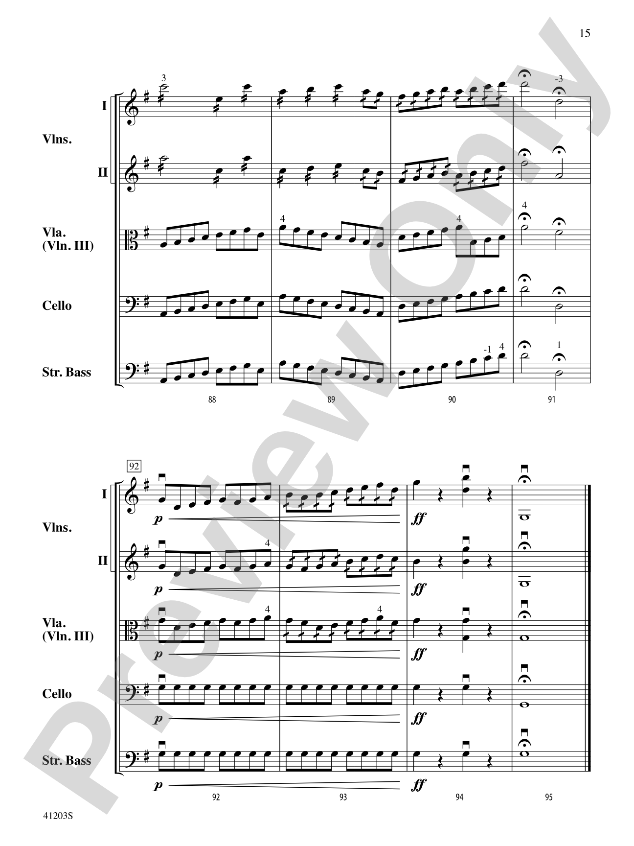 Wayland Overture: String Orchestra Conductor Score & Parts