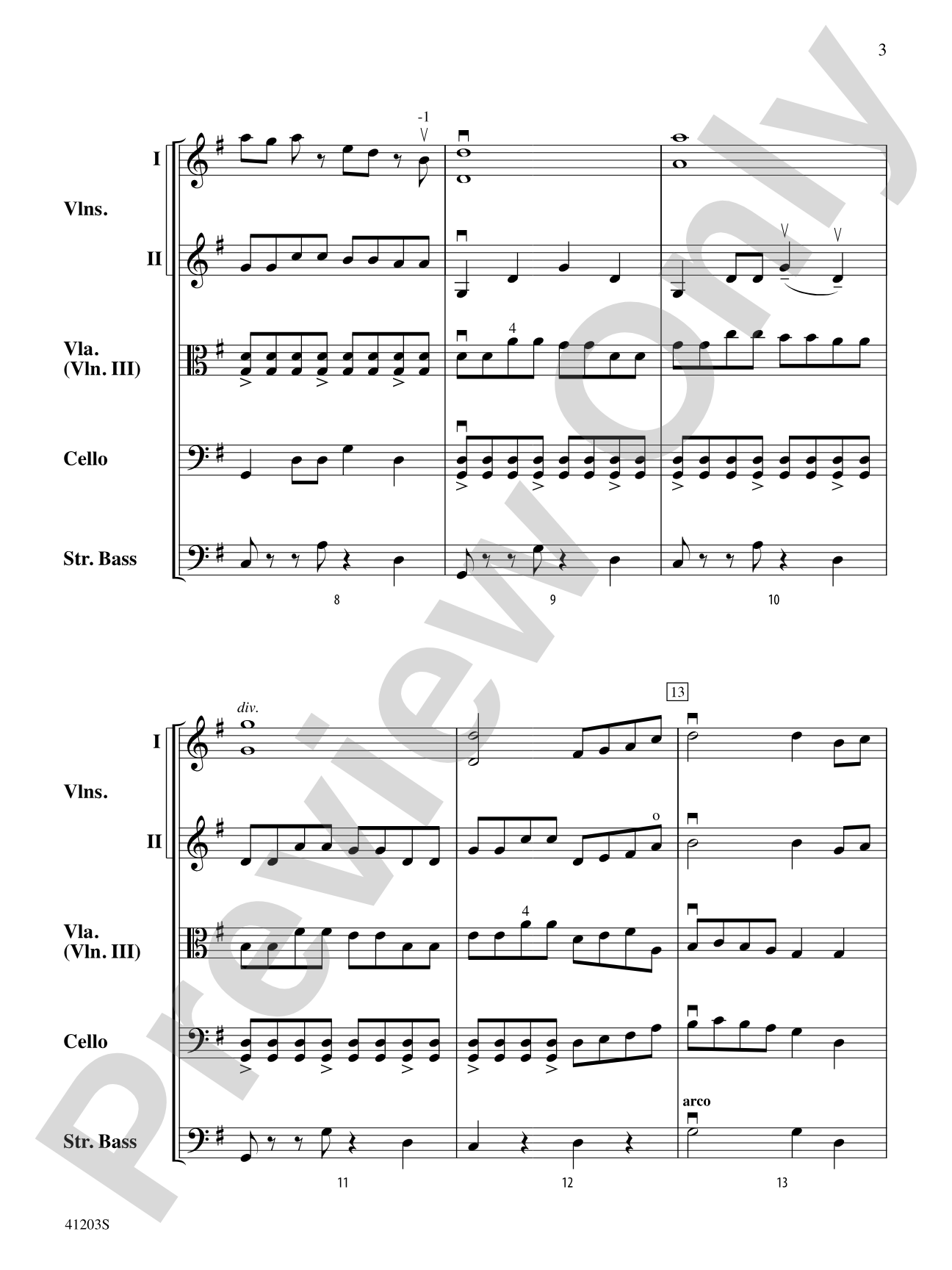 Wayland Overture: String Orchestra Conductor Score & Parts