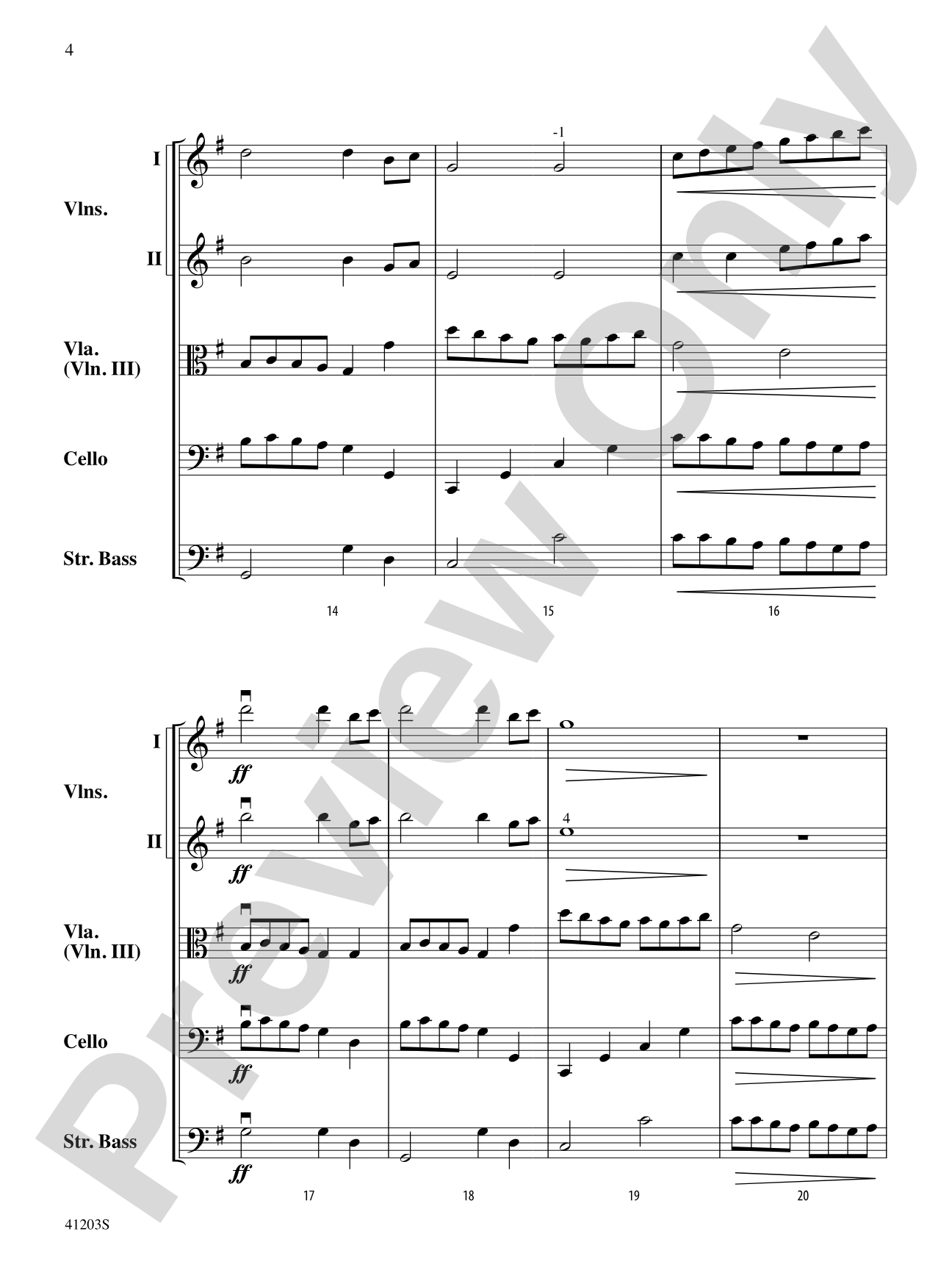 Wayland Overture: String Orchestra Conductor Score & Parts
