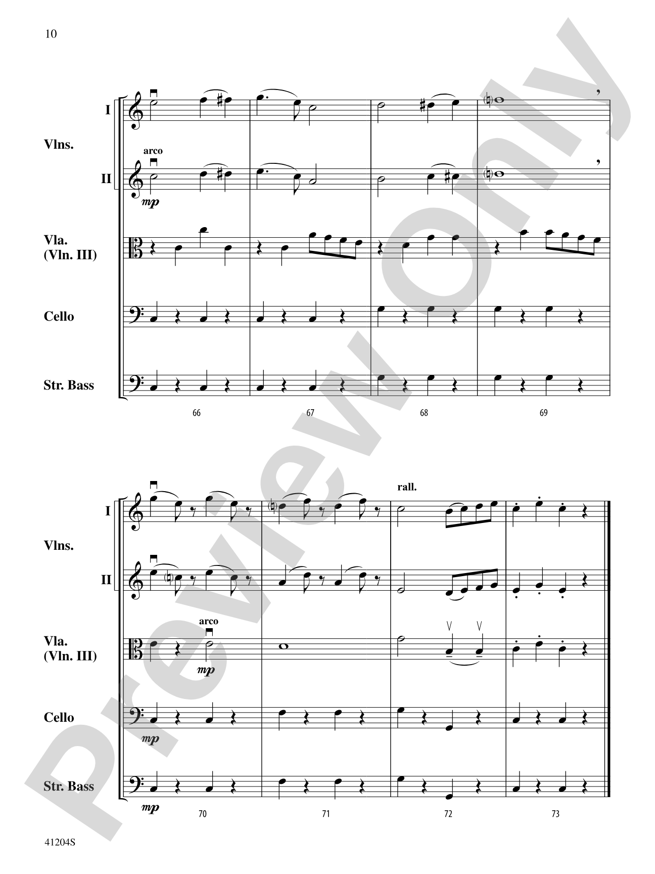 The Marriage of Figaro: String Orchestra Conductor Score & Parts