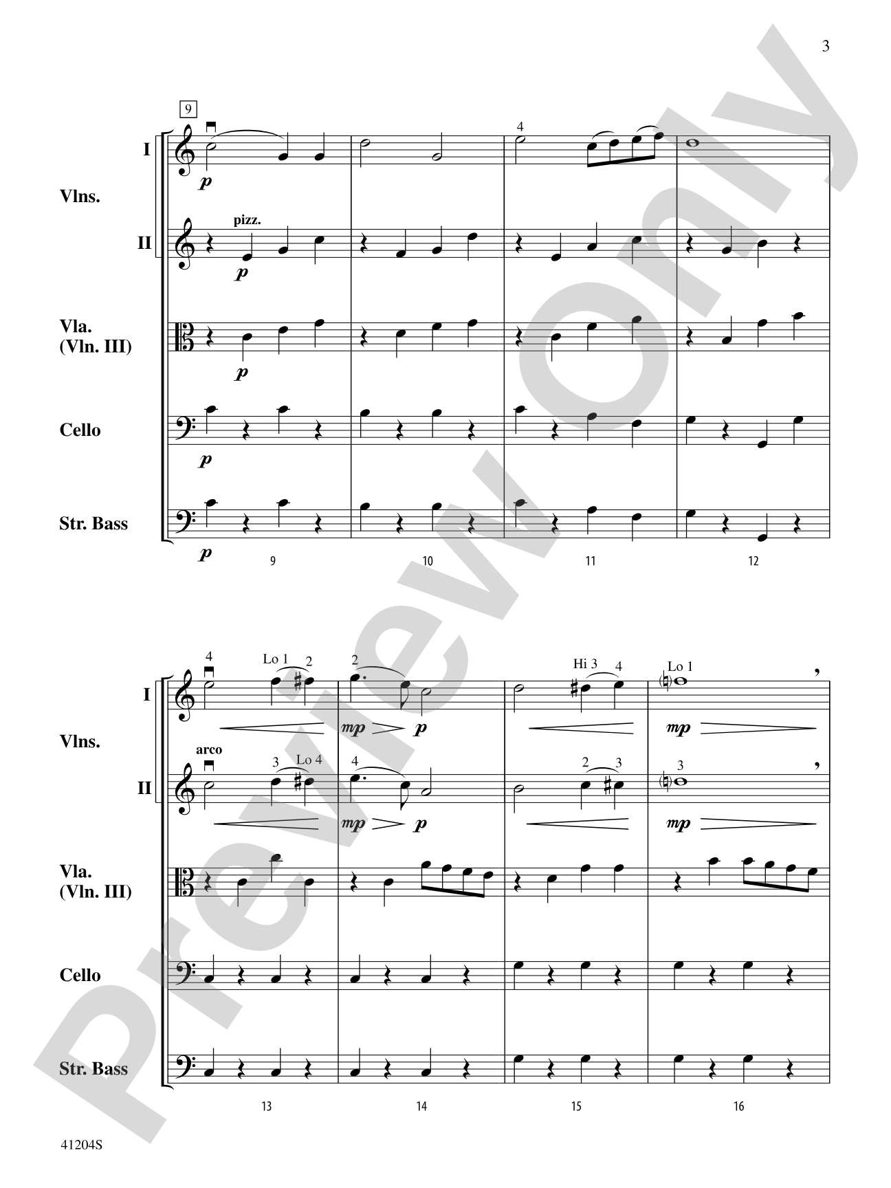 The Marriage of Figaro: String Orchestra Conductor Score & Parts