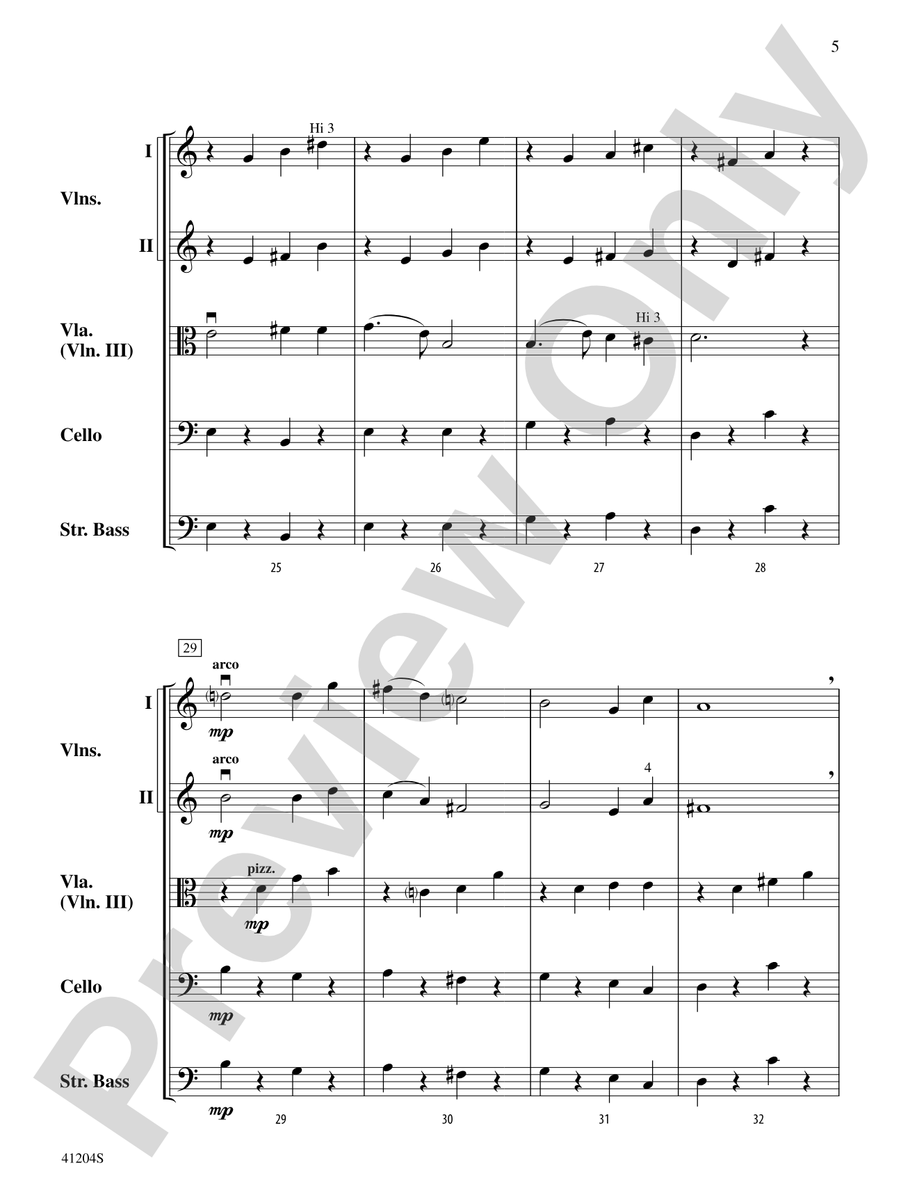 The Marriage of Figaro: String Orchestra Conductor Score & Parts