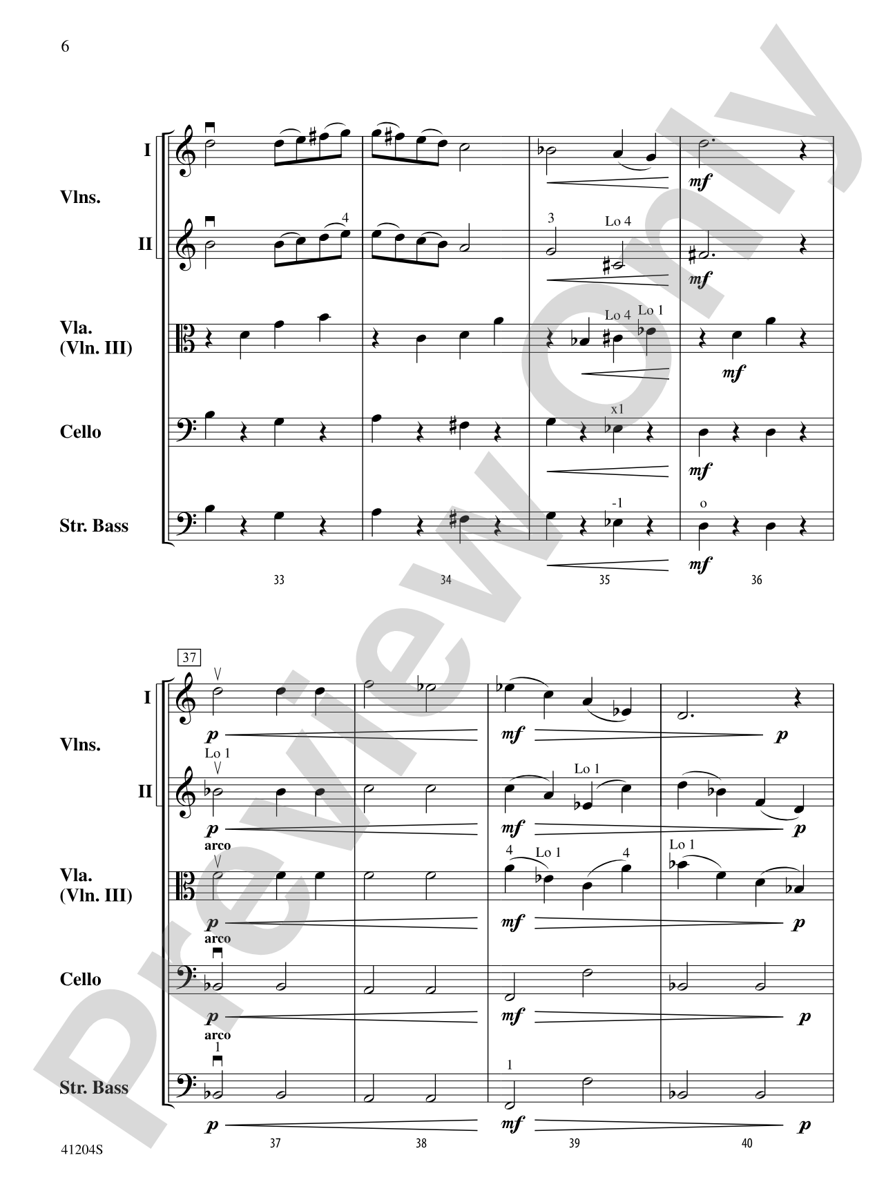 The Marriage of Figaro: String Orchestra Conductor Score & Parts