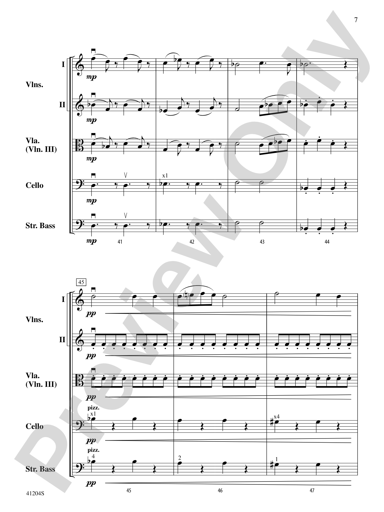 The Marriage of Figaro: String Orchestra Conductor Score & Parts