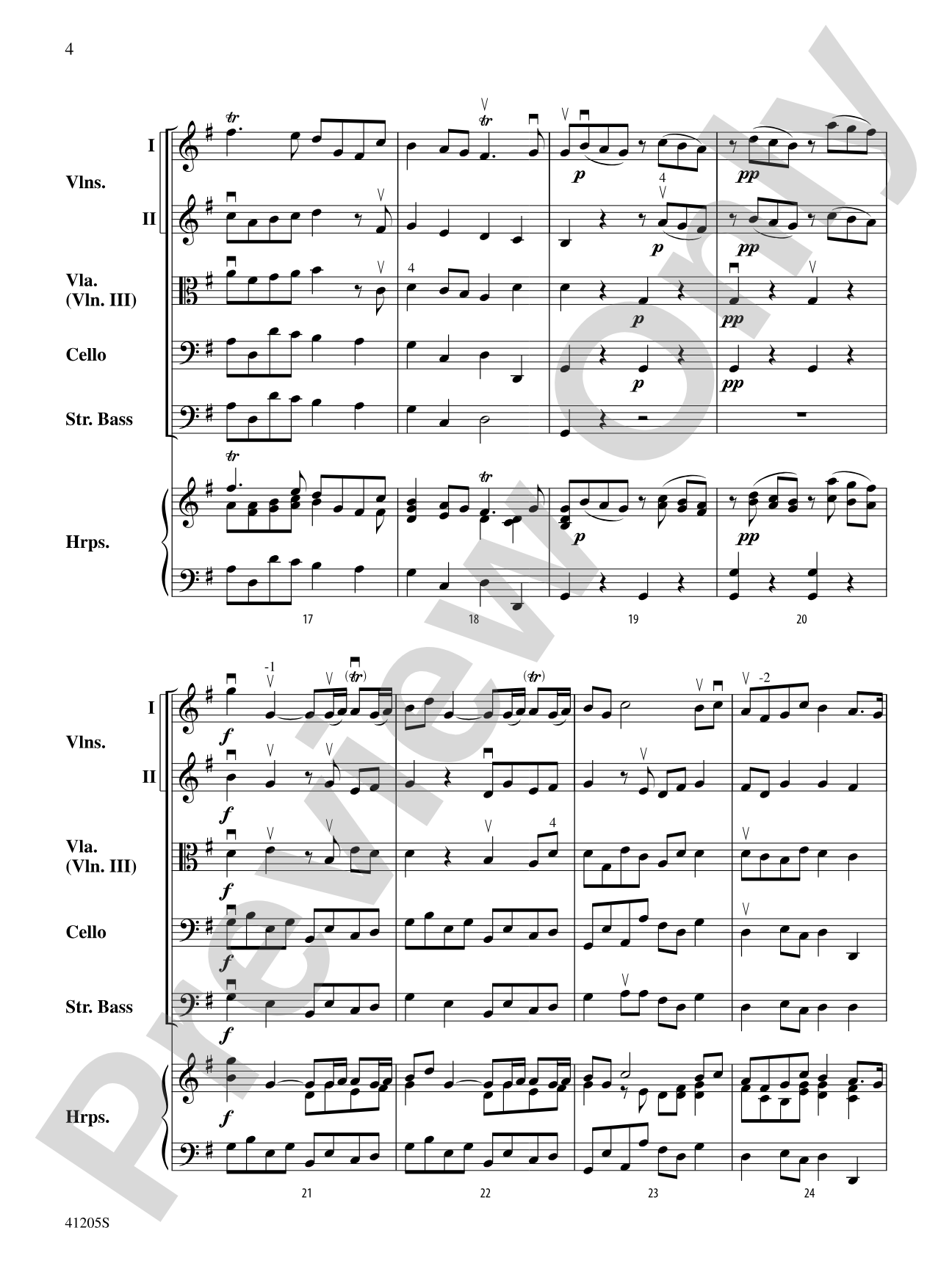 Coronation 1727: String Orchestra Conductor Score & Parts