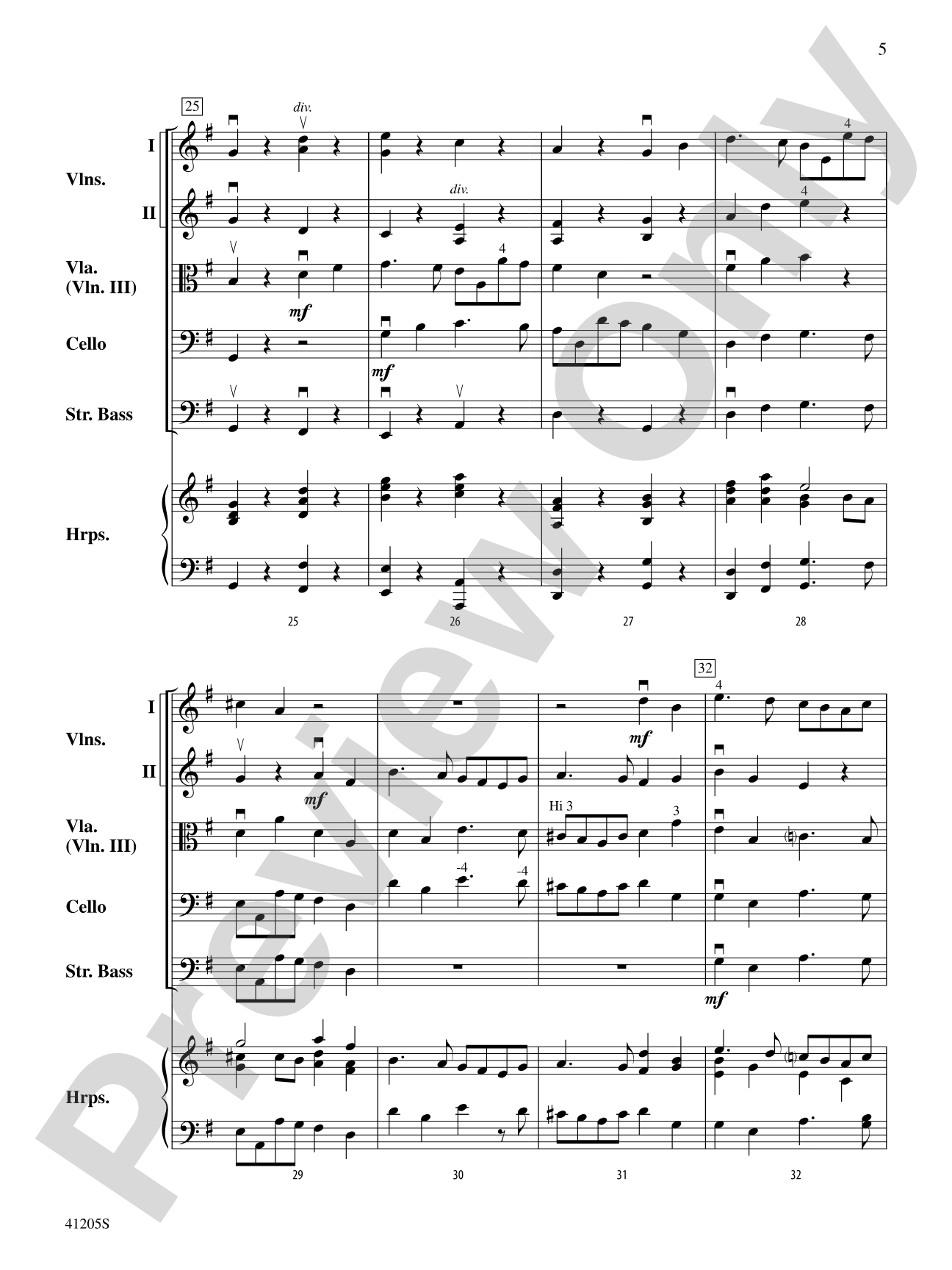 Coronation 1727: String Orchestra Conductor Score & Parts