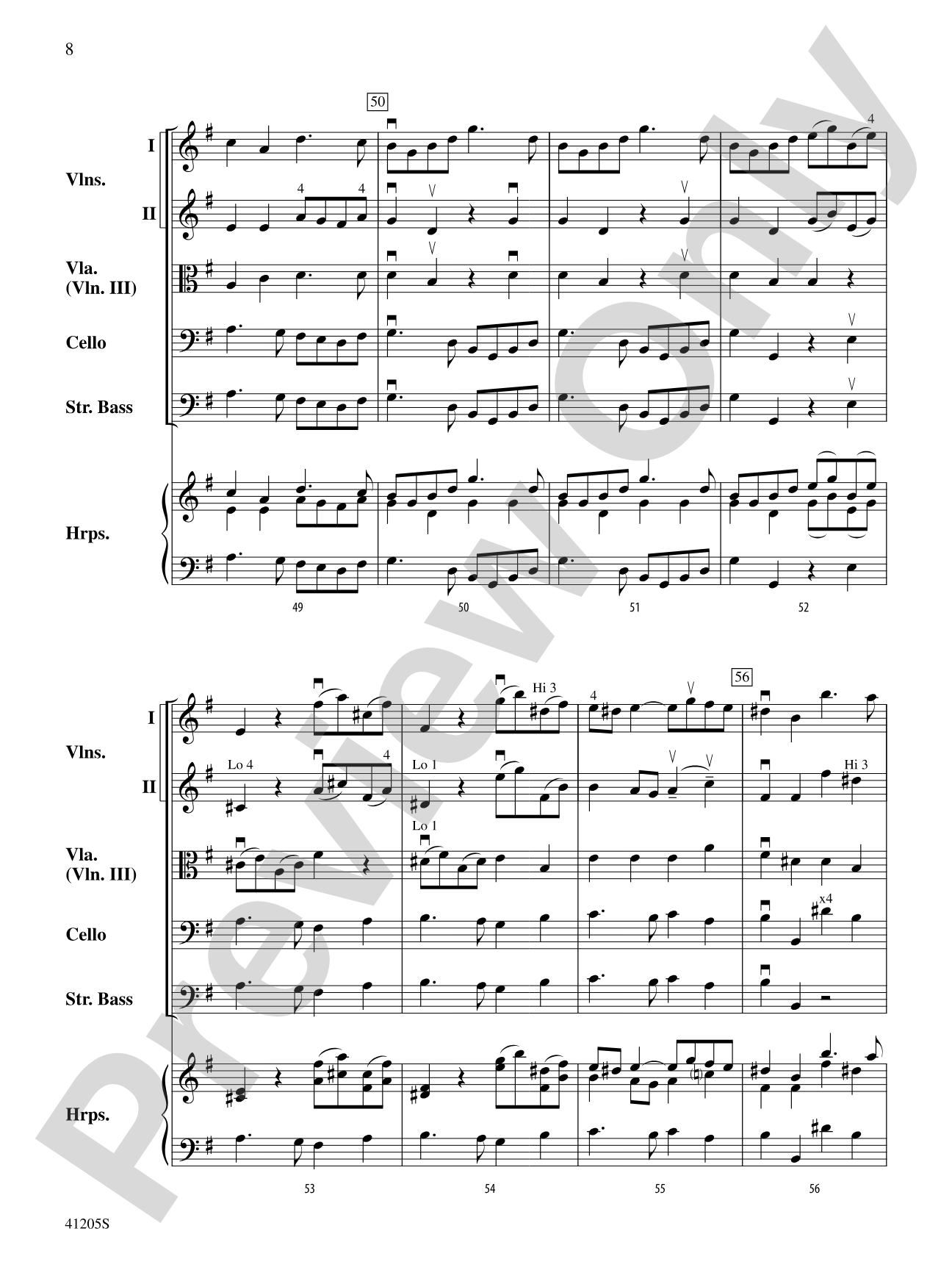 Coronation 1727: String Orchestra Conductor Score & Parts