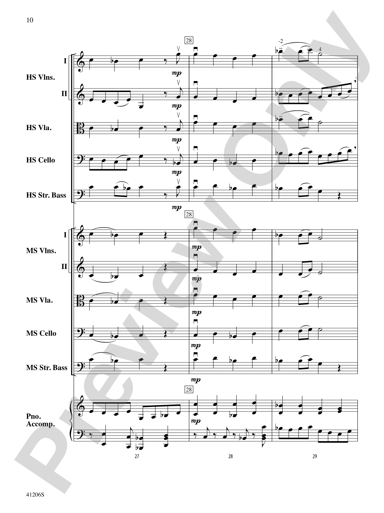 Newtown Peace Anthem: String Orchestra Conductor Score & Parts
