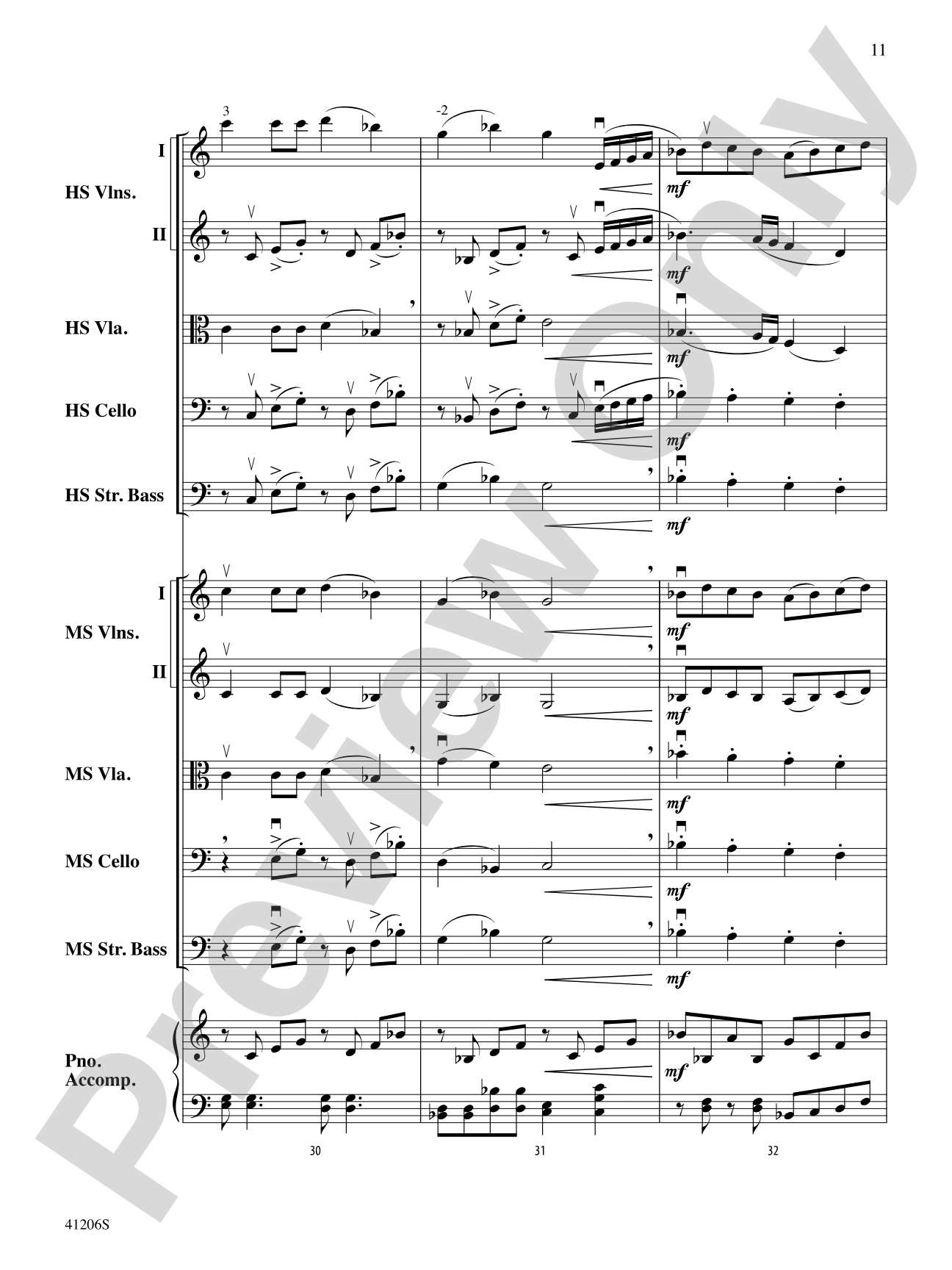 Newtown Peace Anthem: String Orchestra Conductor Score & Parts