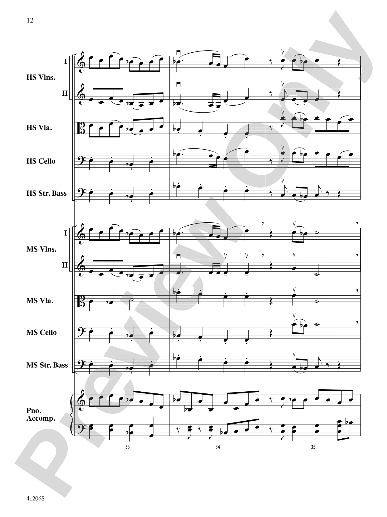 Newtown Peace Anthem: String Orchestra Conductor Score & Parts