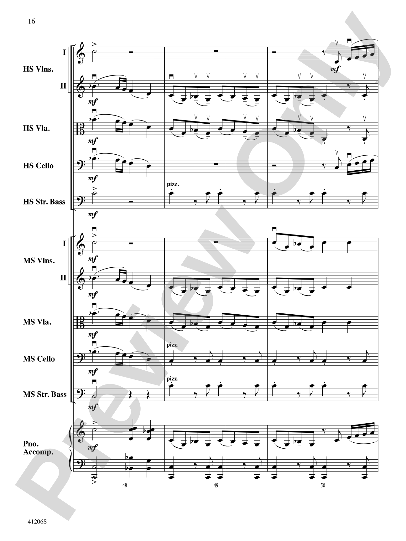 Newtown Peace Anthem: String Orchestra Conductor Score & Parts