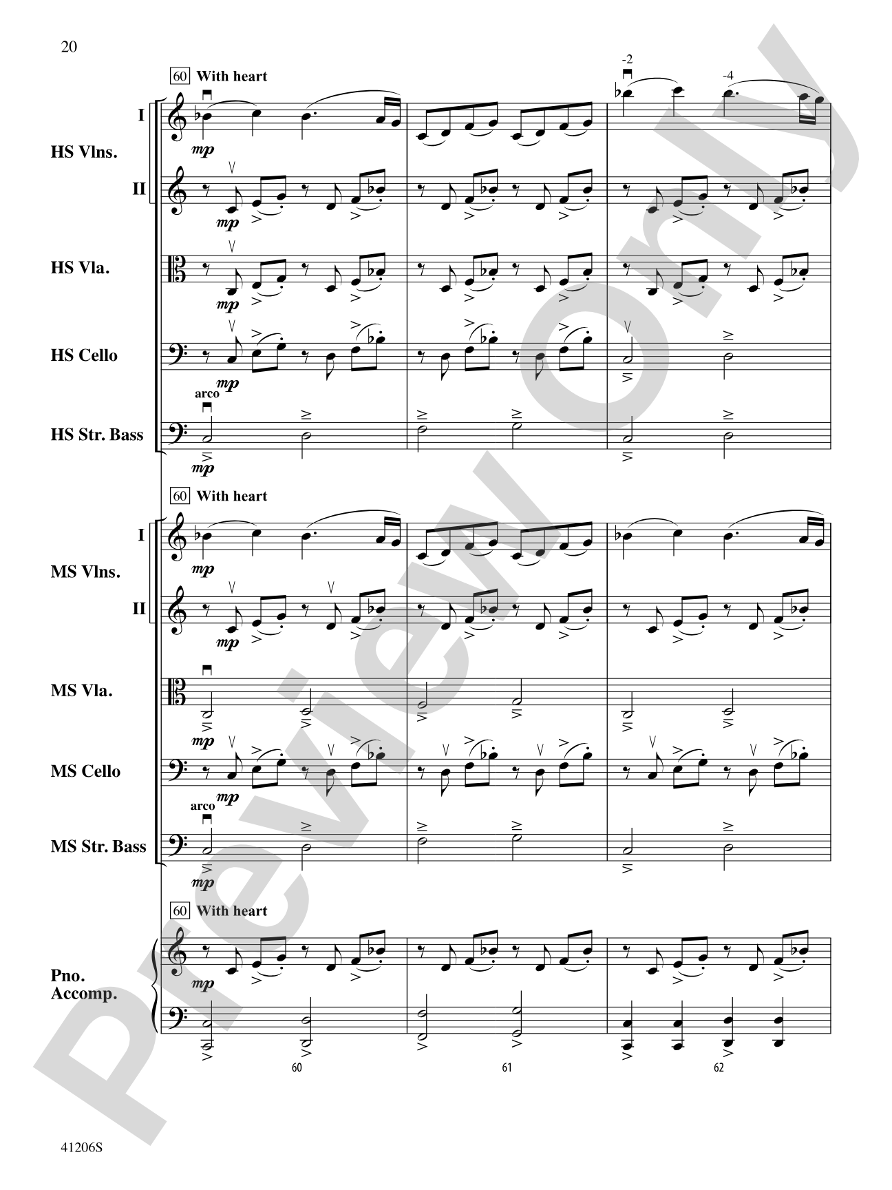 Newtown Peace Anthem: String Orchestra Conductor Score & Parts