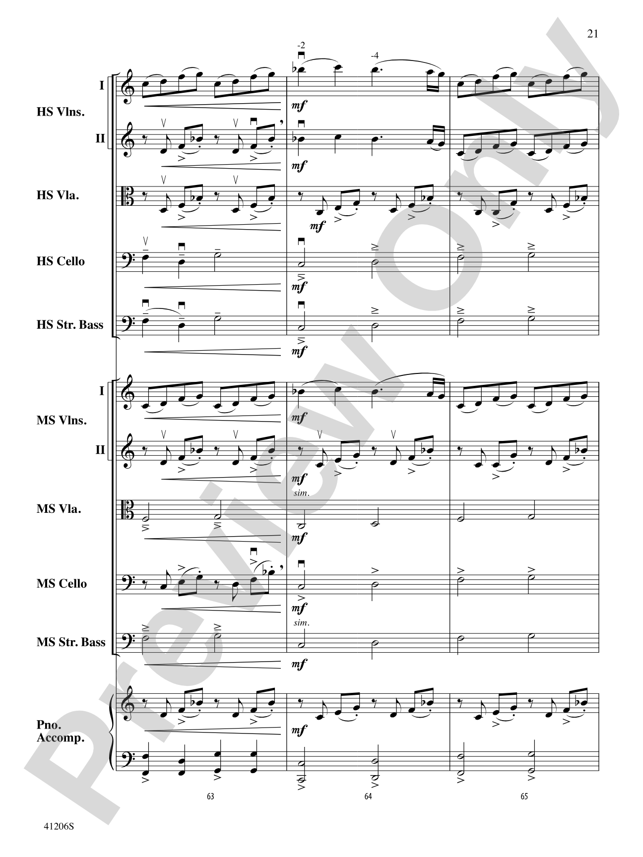 Newtown Peace Anthem: String Orchestra Conductor Score & Parts