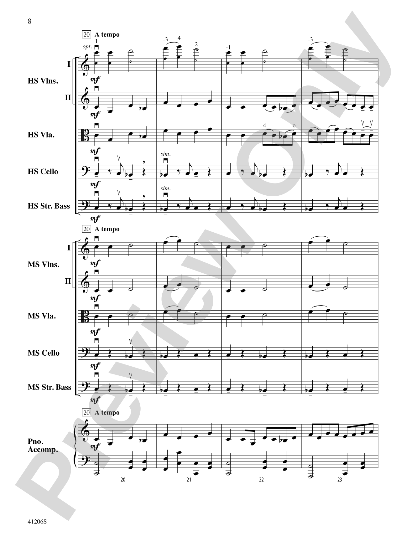 Newtown Peace Anthem: String Orchestra Conductor Score & Parts