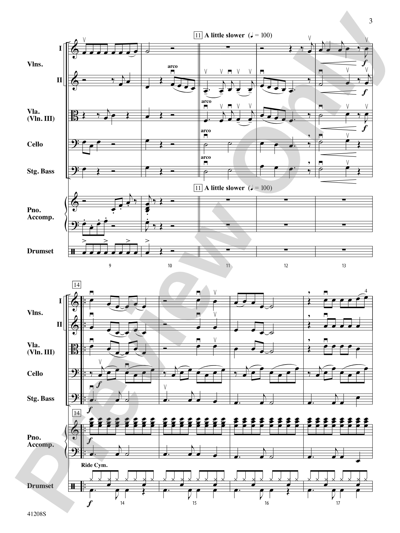 We Are Young: String Orchestra Conductor Score & Parts