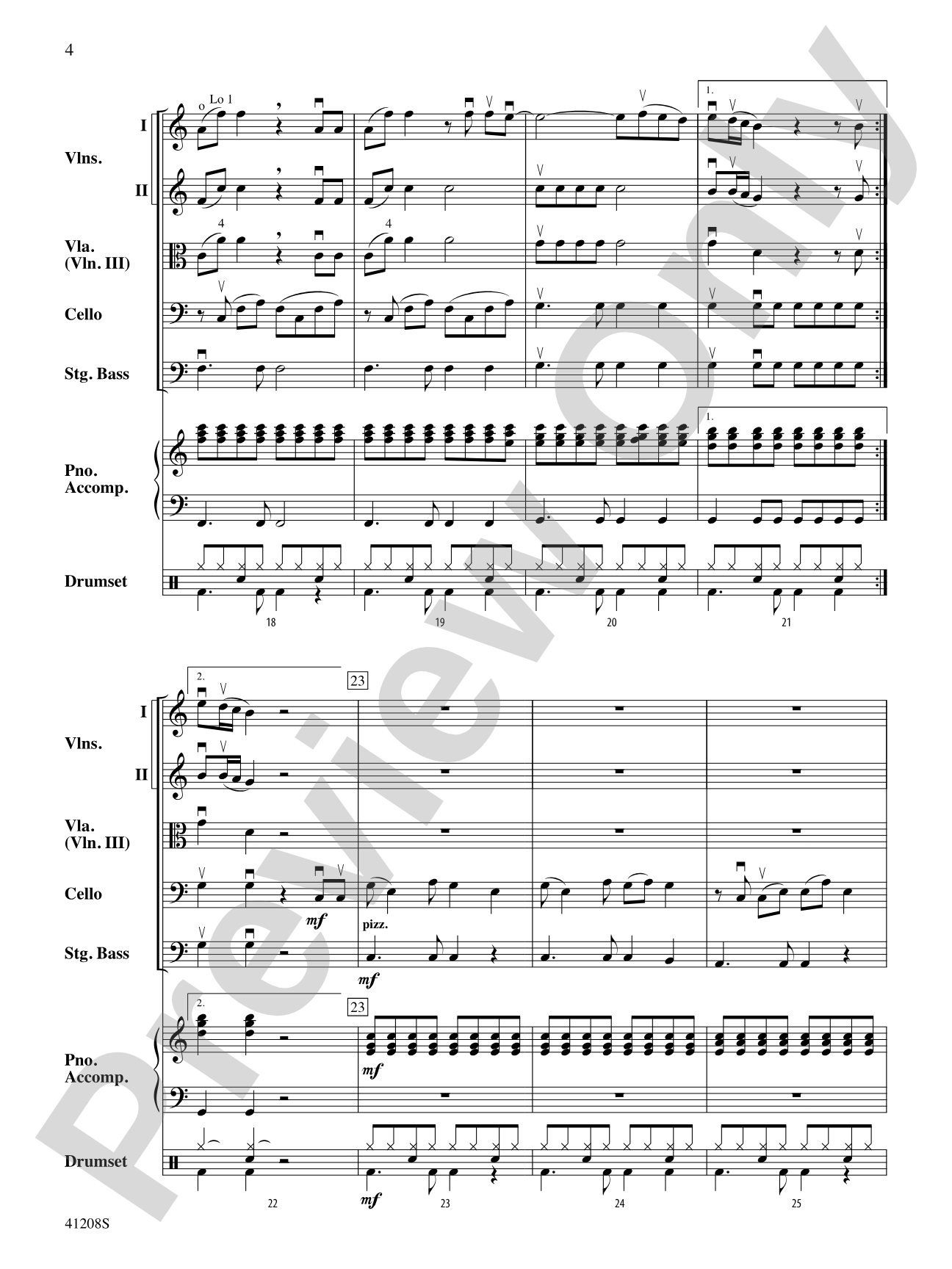 We Are Young: String Orchestra Conductor Score & Parts
