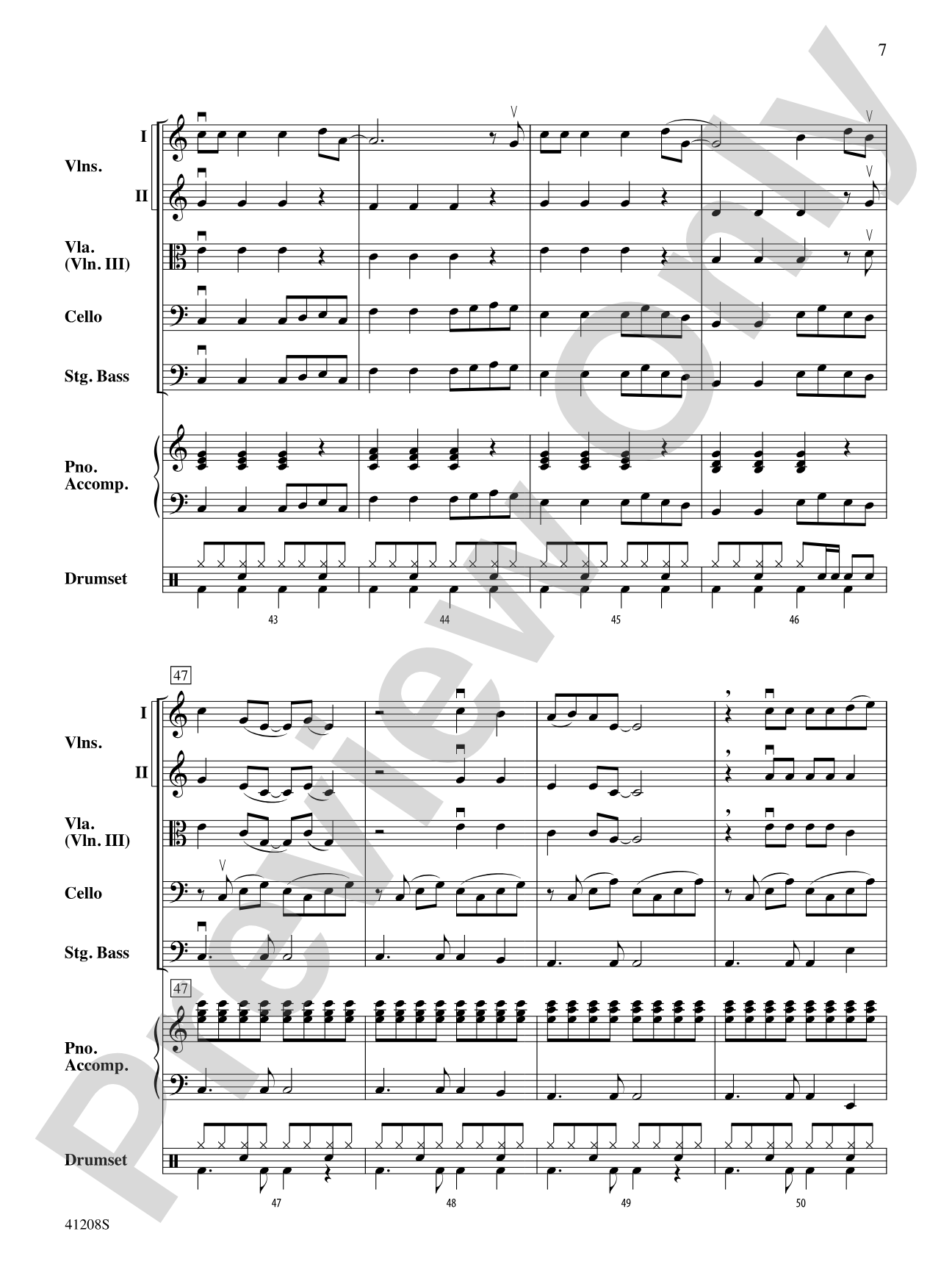 We Are Young: String Orchestra Conductor Score & Parts