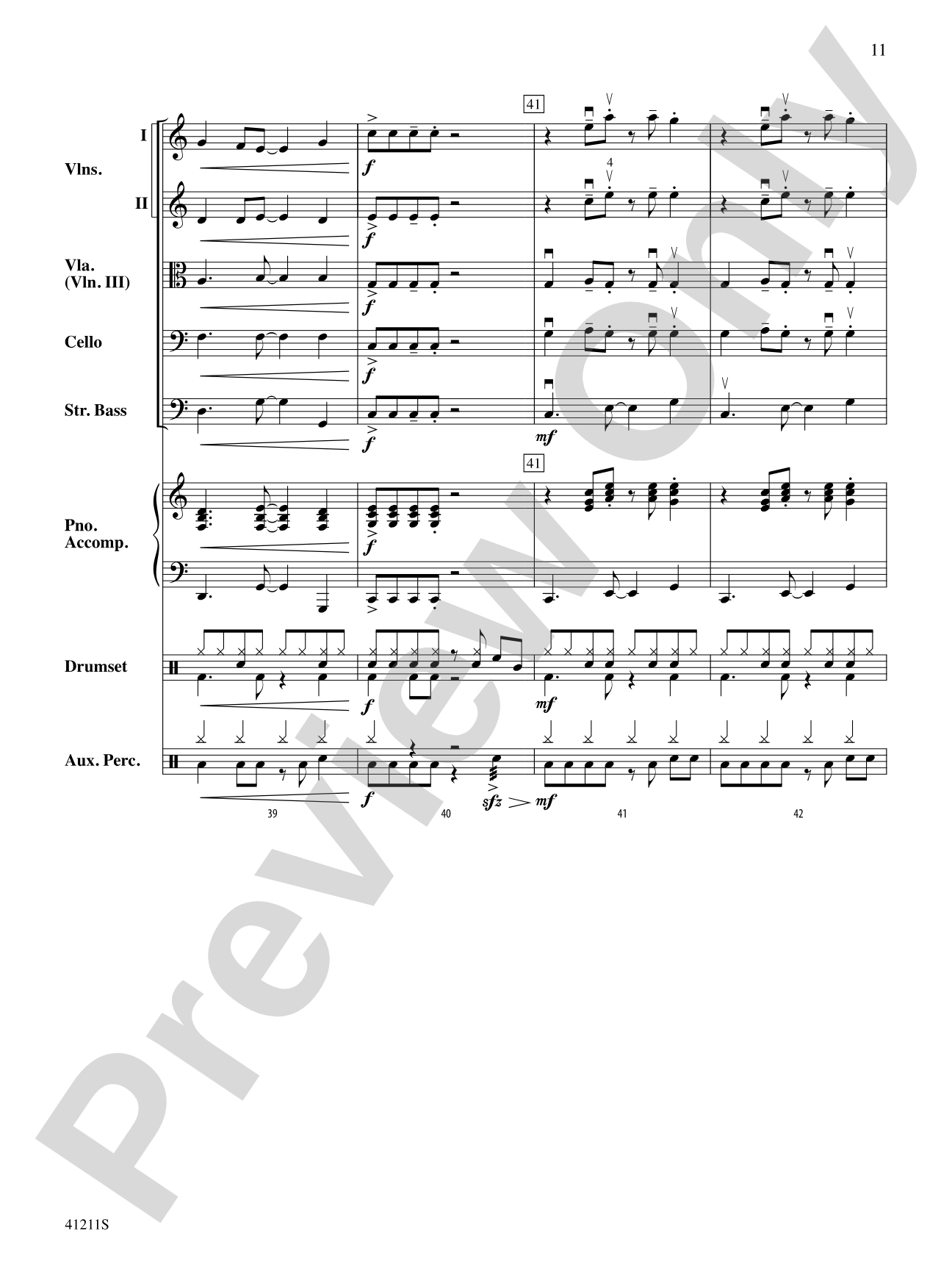Frosty's Caribbean Holiday: String Orchestra Conductor Score & Parts