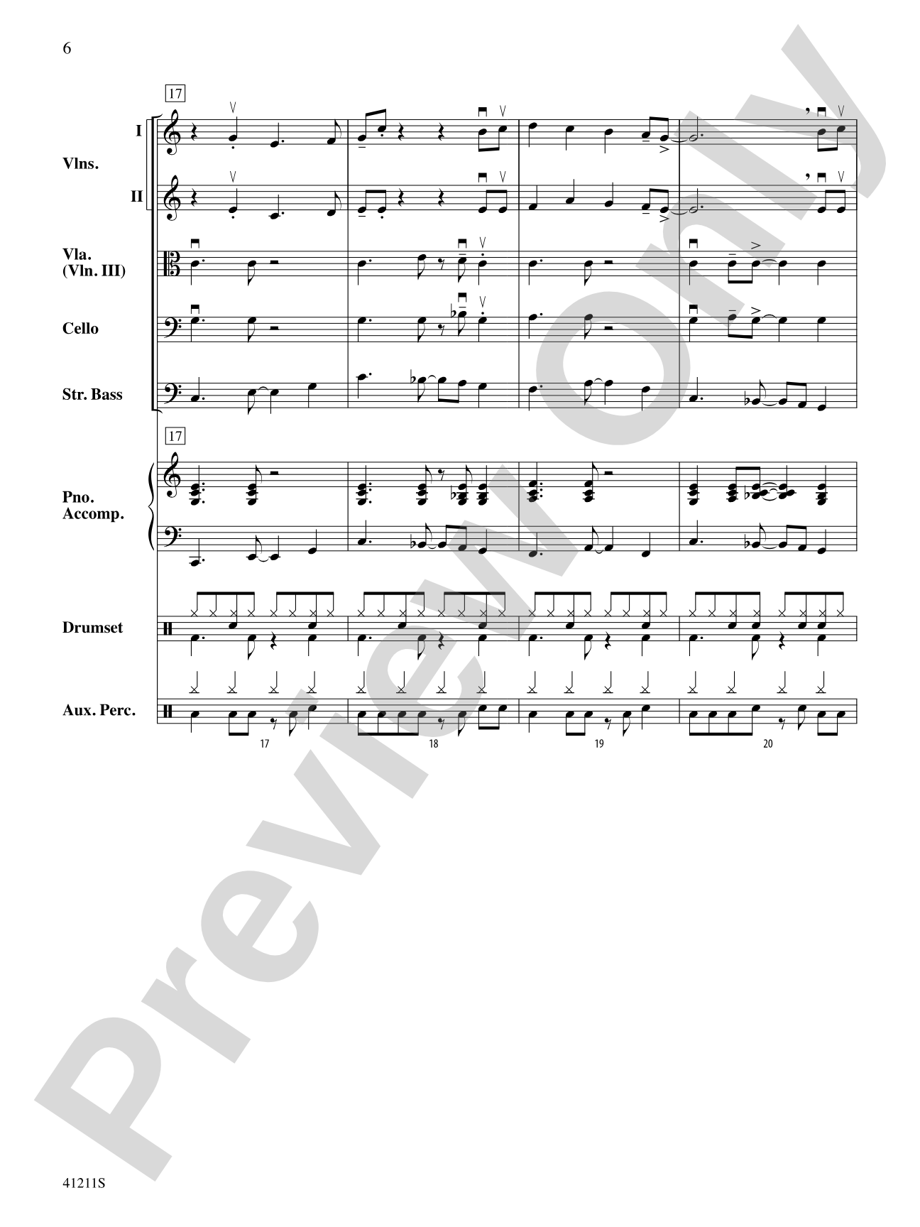 Frosty's Caribbean Holiday: String Orchestra Conductor Score & Parts