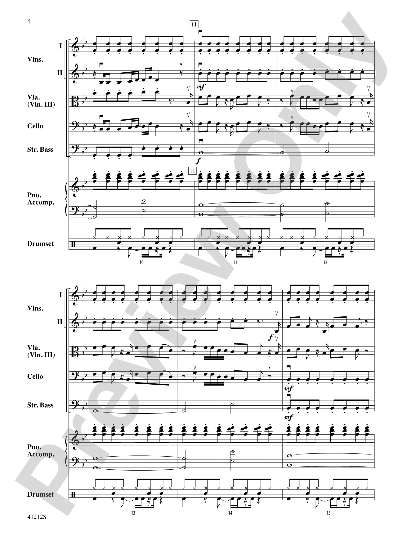 Roar: String Orchestra Conductor Score & Parts