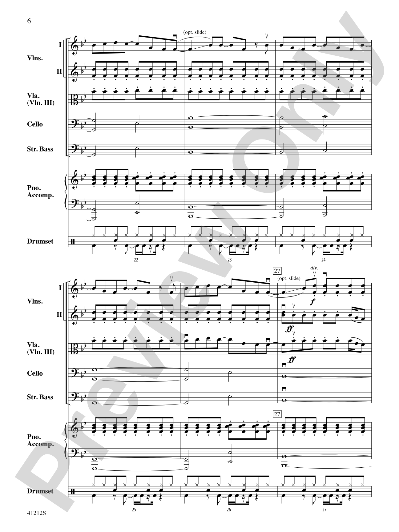 Roar: String Orchestra Conductor Score & Parts