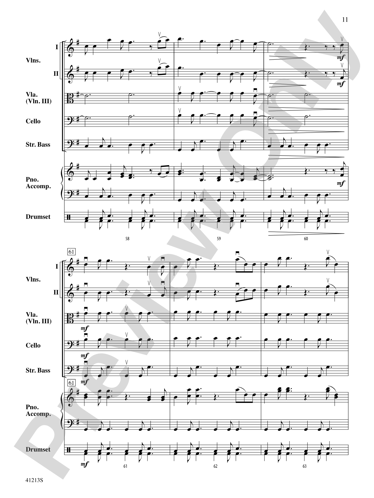 Carry On: String Orchestra Conductor Score & Parts