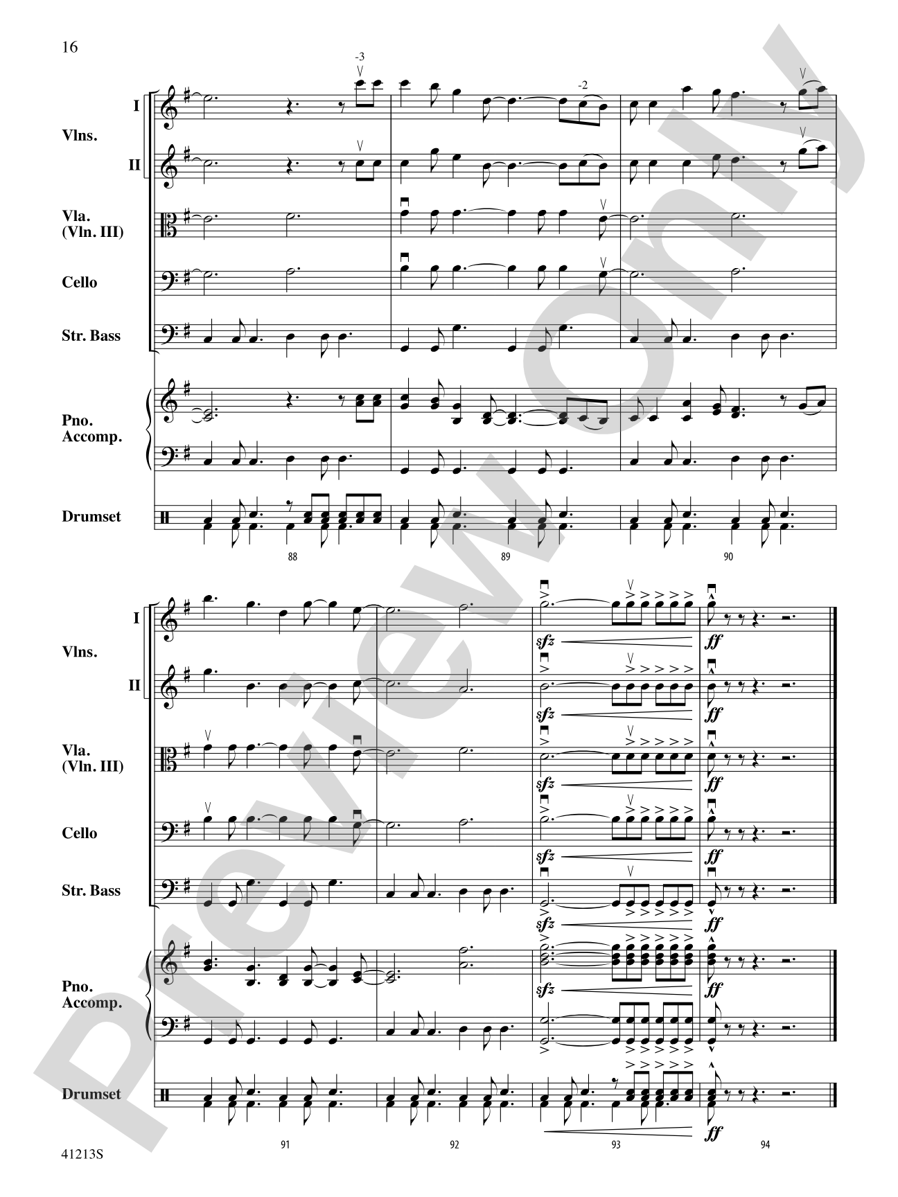 Carry On: String Orchestra Conductor Score & Parts
