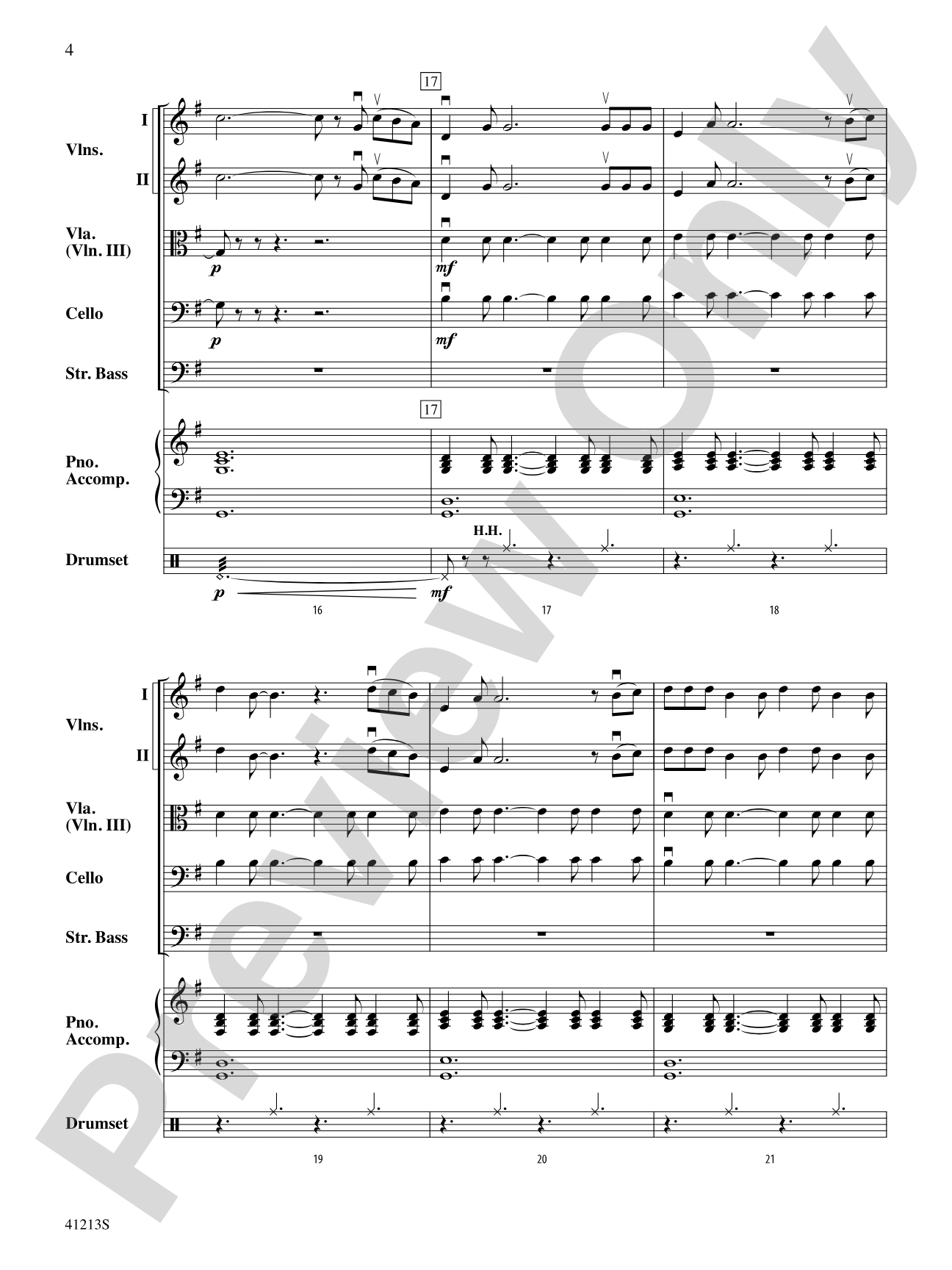 Carry On: String Orchestra Conductor Score & Parts