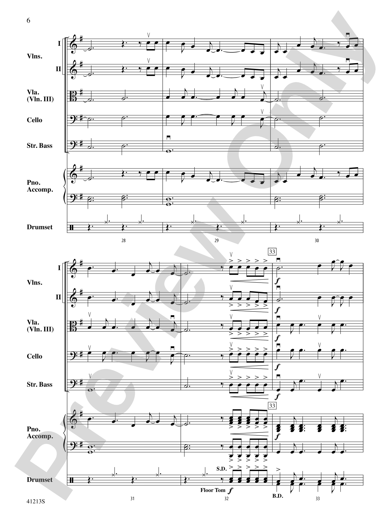 Carry On: String Orchestra Conductor Score & Parts