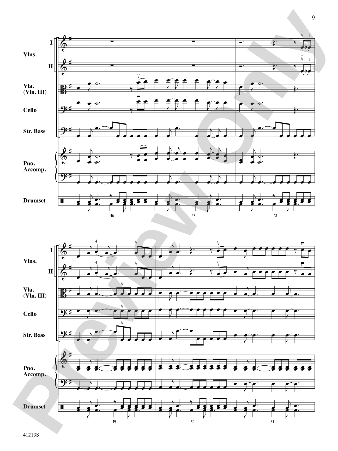 Carry On: String Orchestra Conductor Score & Parts