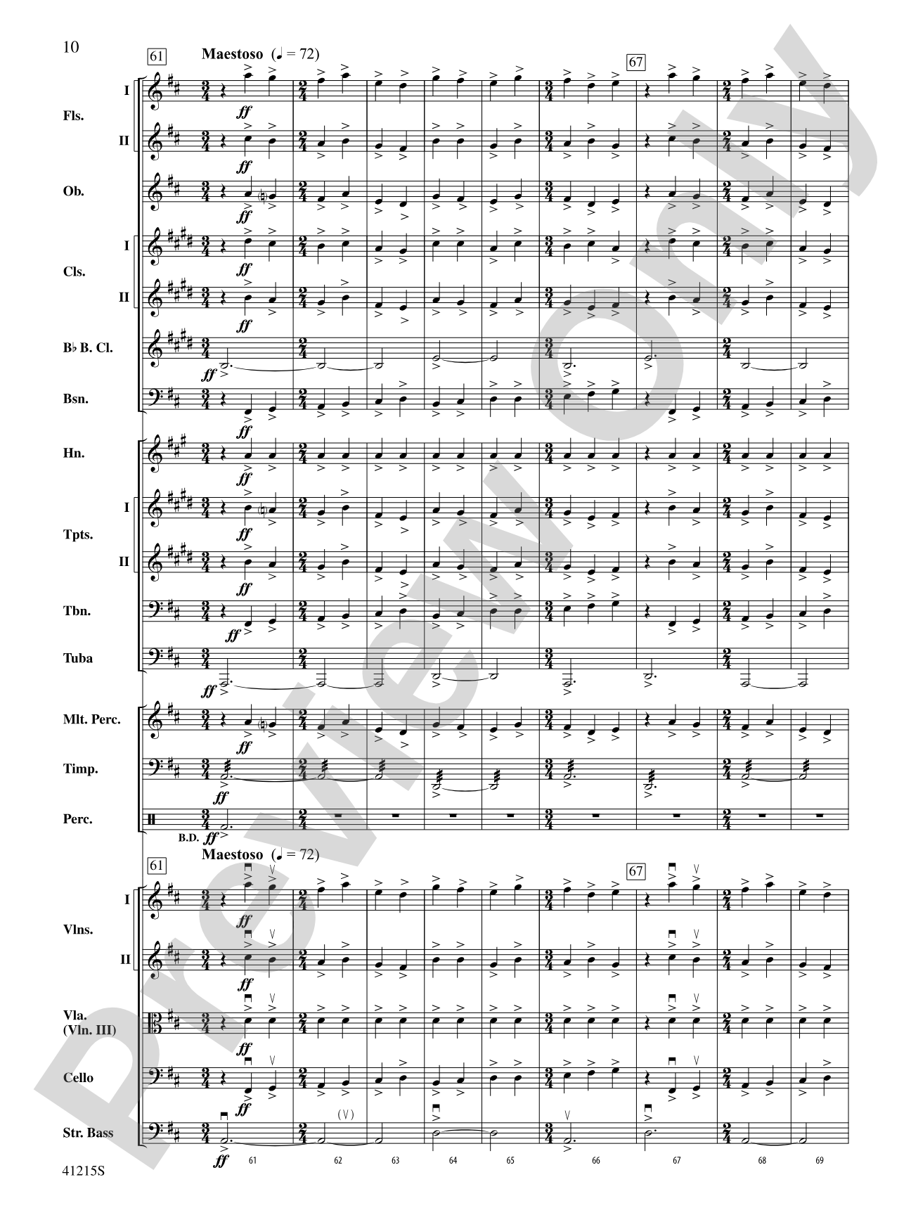 The Firebird: Full Orchestra Conductor Score & Parts
