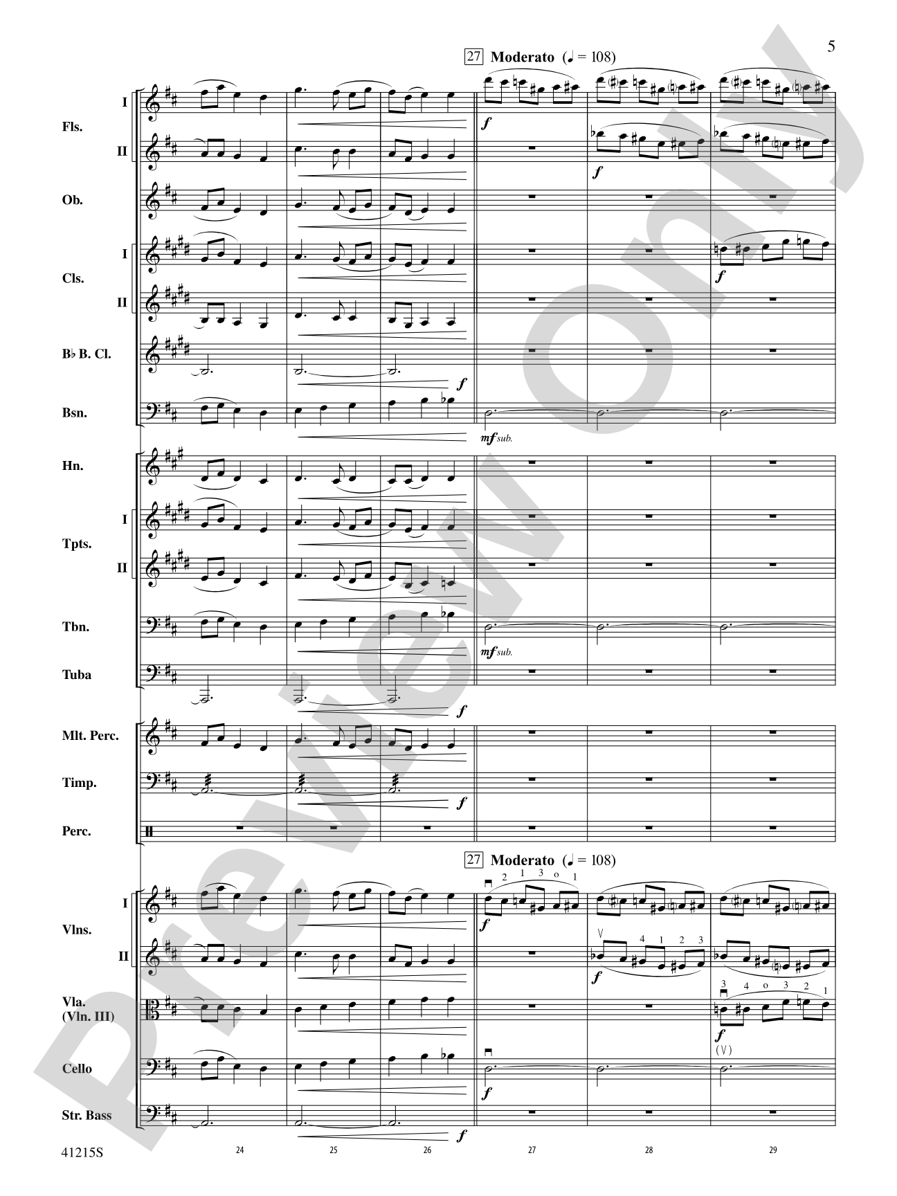 The Firebird: Full Orchestra Conductor Score & Parts
