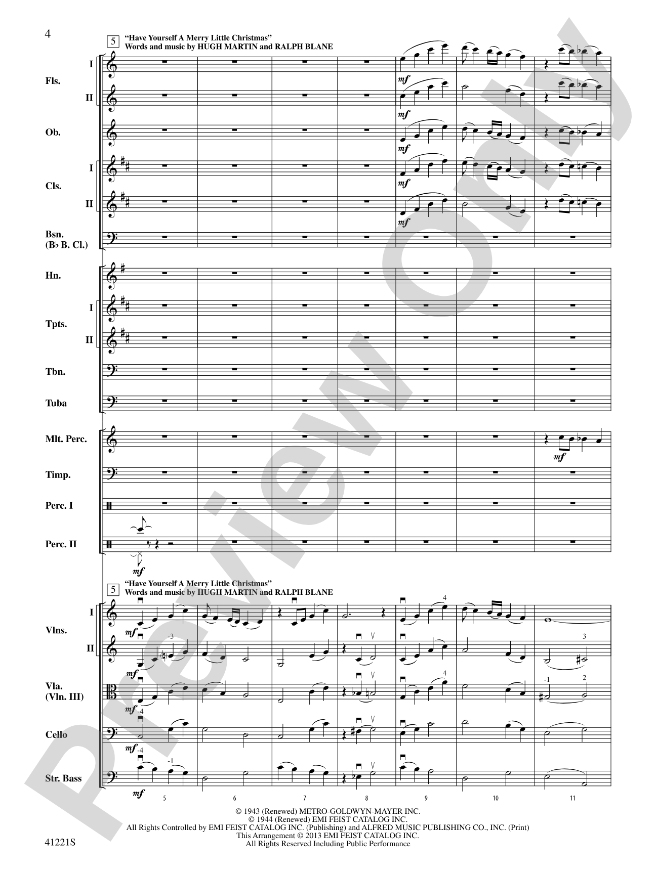 Holiday Mash-Up: Full Orchestra Conductor Score & Parts