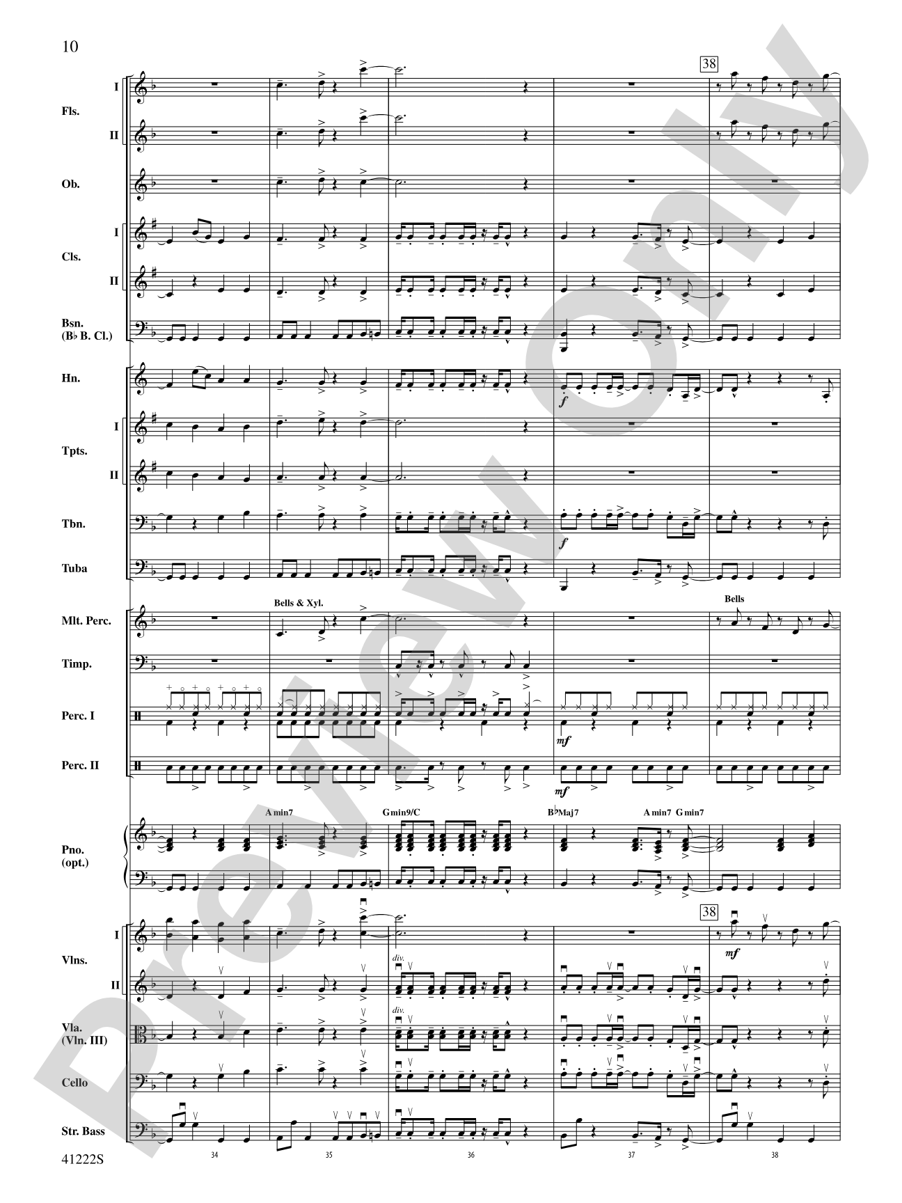 Treasure: Full Orchestra Conductor Score & Parts