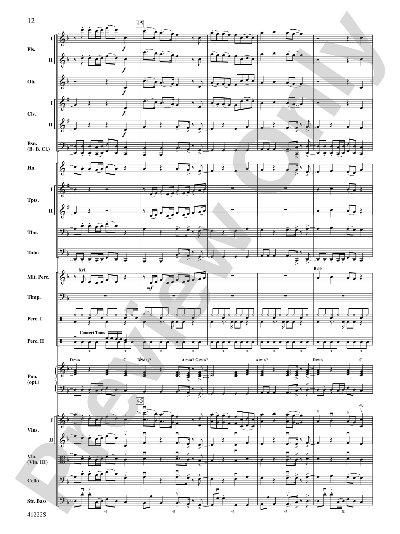 Treasure: Full Orchestra Conductor Score & Parts