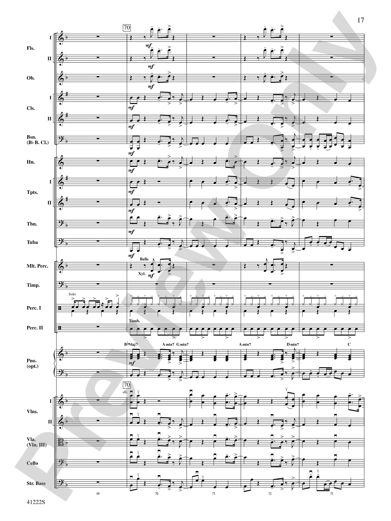 Treasure: Full Orchestra Conductor Score & Parts