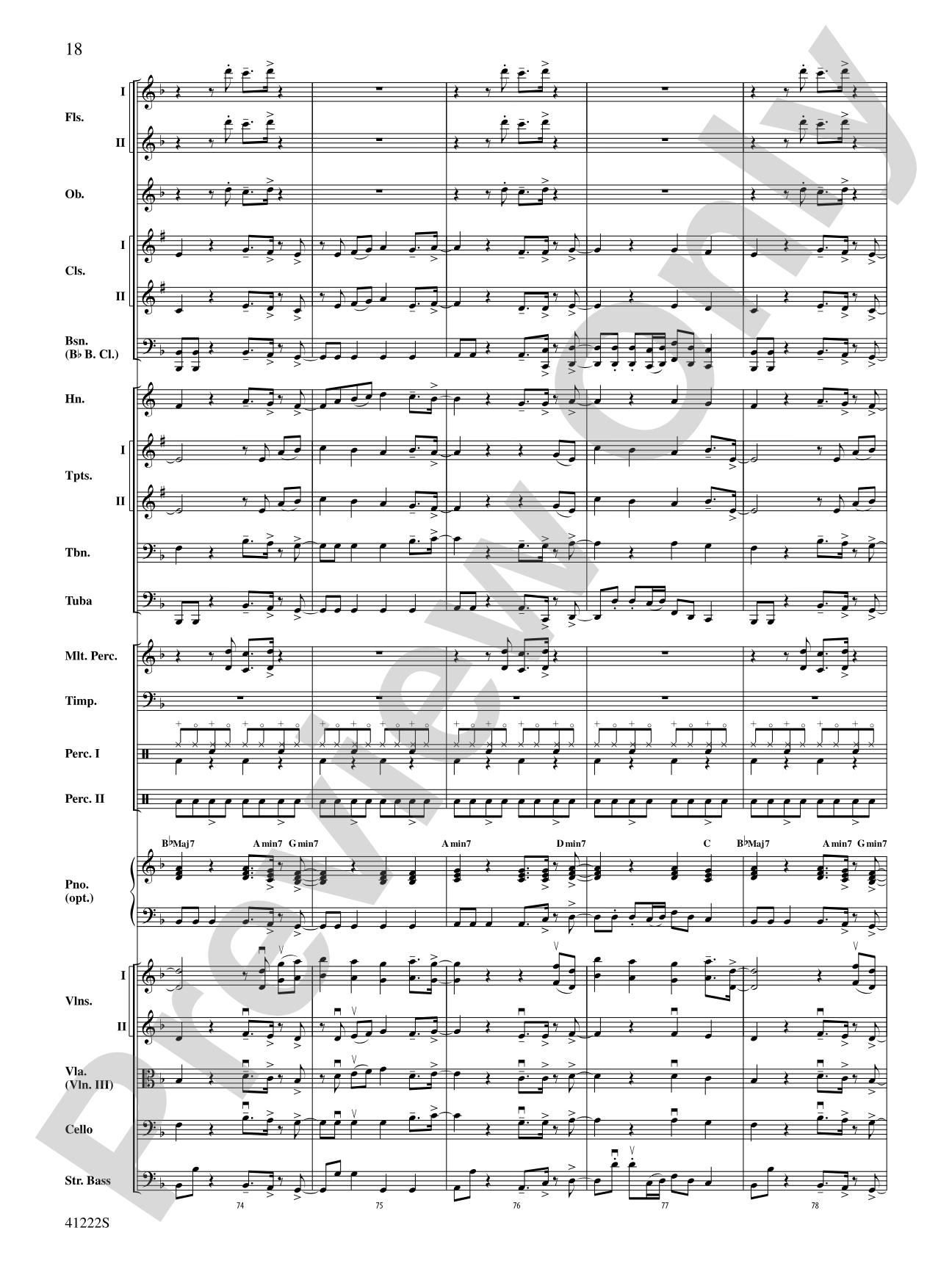 Treasure: Full Orchestra Conductor Score & Parts