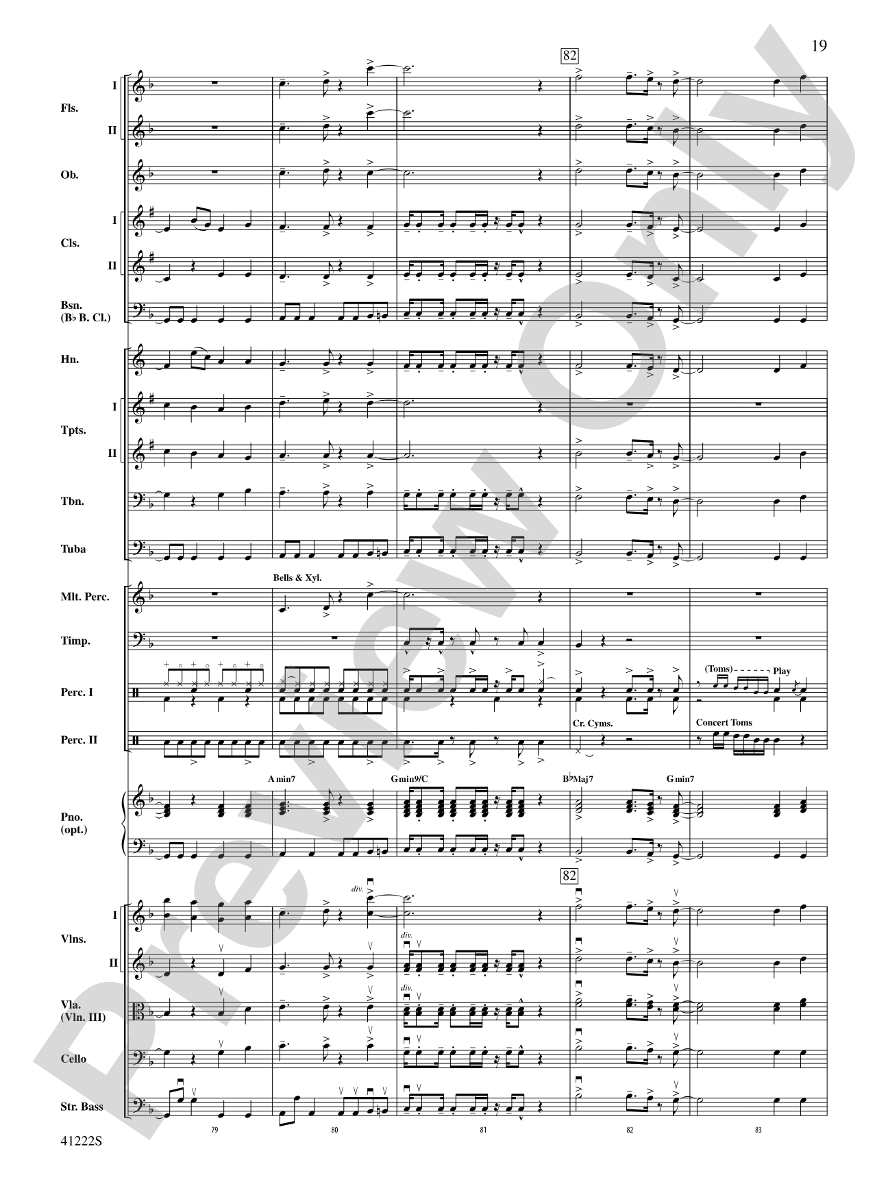 Treasure: Full Orchestra Conductor Score & Parts