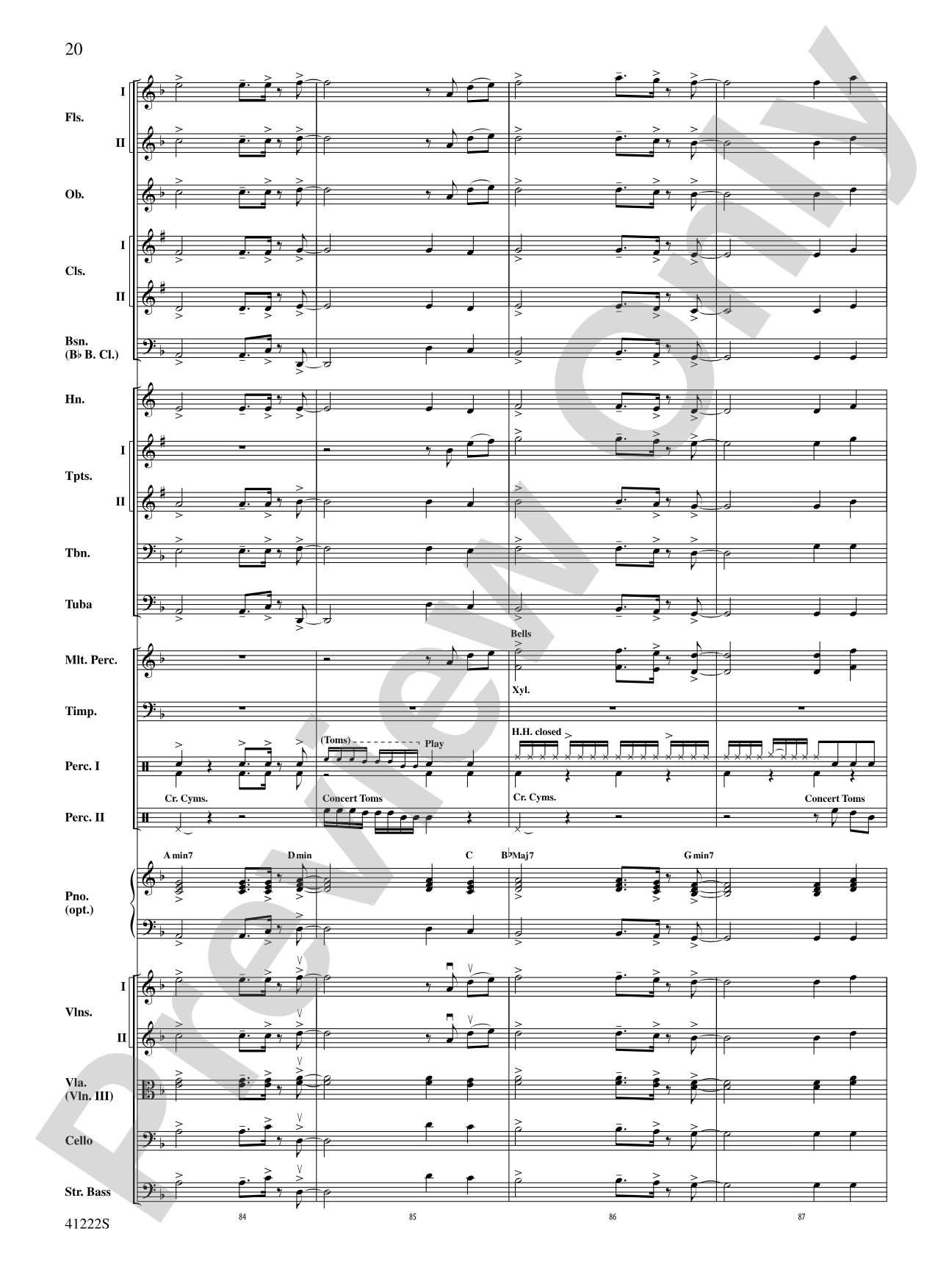 Treasure: Full Orchestra Conductor Score & Parts