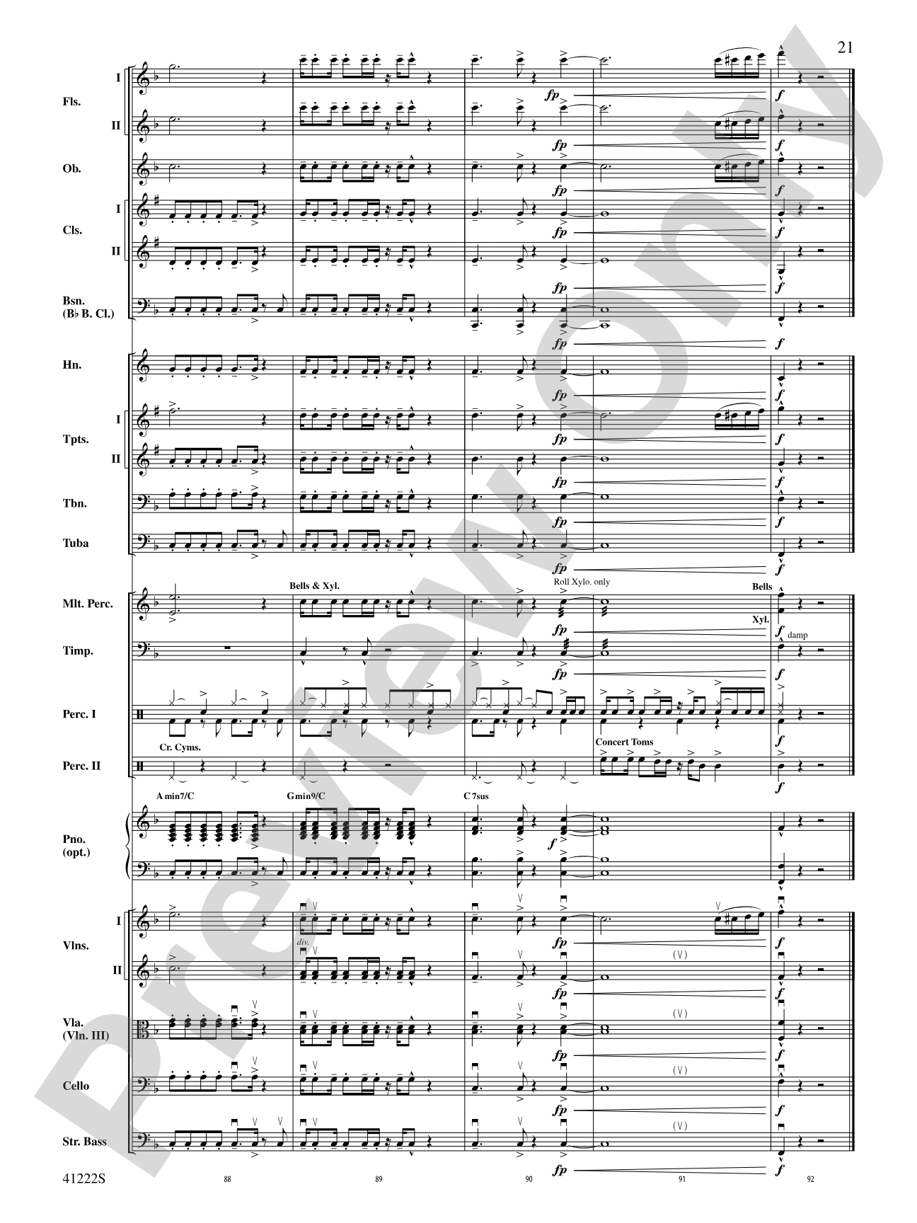Treasure: Full Orchestra Conductor Score & Parts