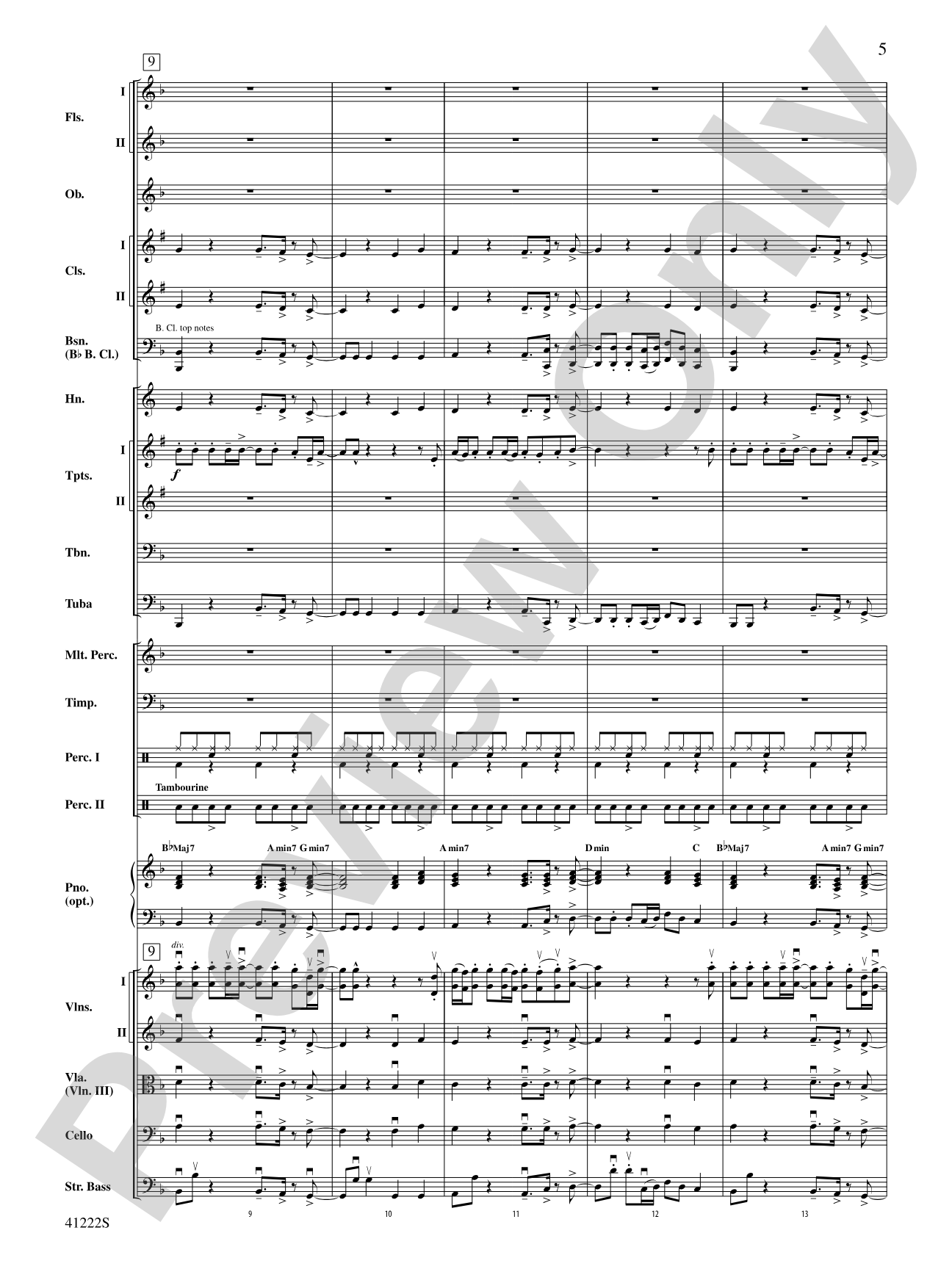 Treasure: Full Orchestra Conductor Score & Parts