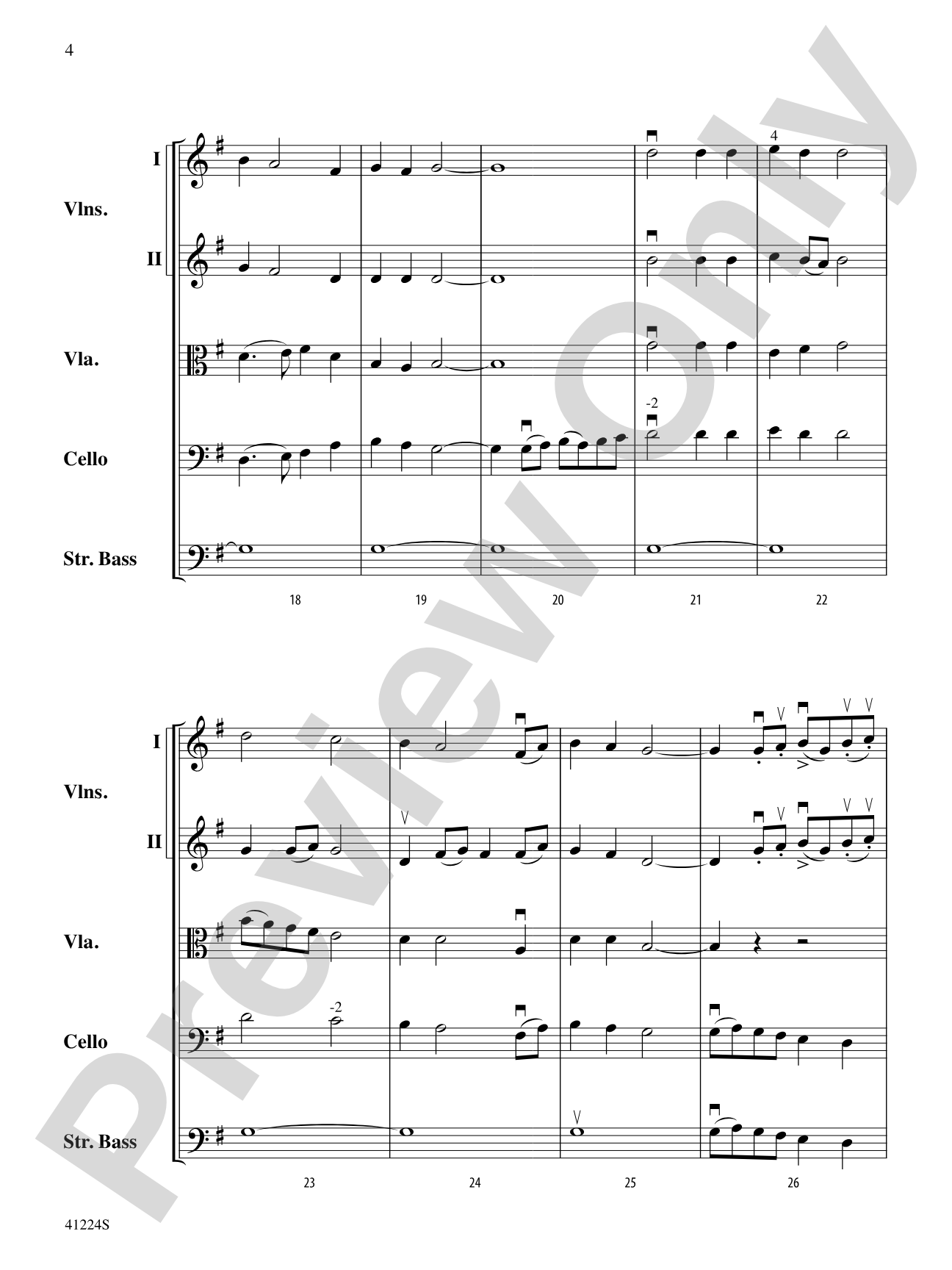 Winterfest: String Orchestra Conductor Score & Parts
